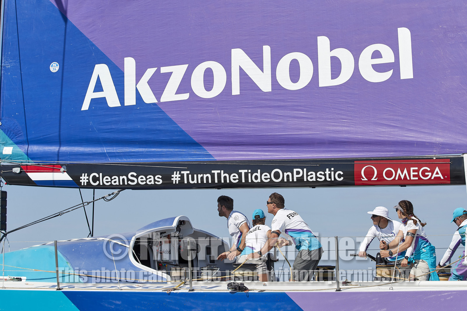 team AkzoNobel  in Volvo Ocean Race 2017-18.