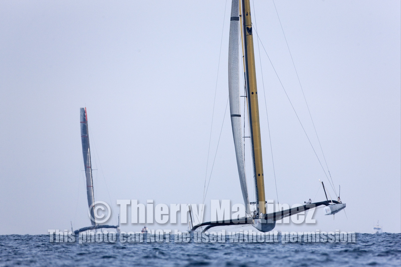 33rd  AMERICA'S CUP Valencia Spain, February 2010 - Defender:  ALINGHI (ALINGHI 5) vs Challenger : BMW Oracle Racing (USA 17)