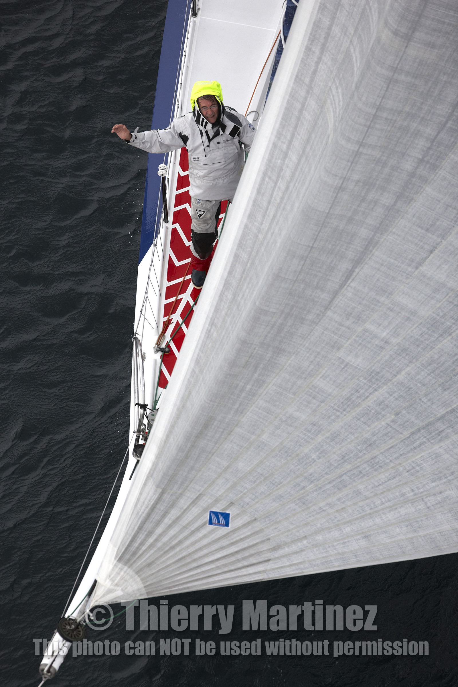 MIRABAUD  Monohull IMOCA 60, skipper Dominique Wavre (SUi)