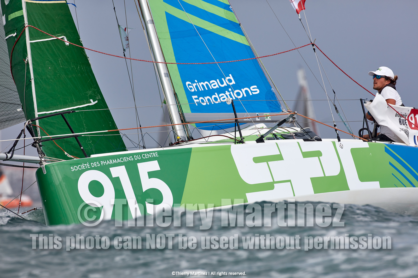 23_22457   © Thierry Martinez. LES SABLES D'OLONNE, 85 - FRANCE 25 septembre 2023.Départ MINI TRANSAT 2023. Départ du Dimanche 24 septembre retardé au Lundi 25 Sept .Les Sables d’Olonne (FRA)    Santa Cruz de la Palma ( Canaries)    St François ( Guadeloupe): 4050 NM.