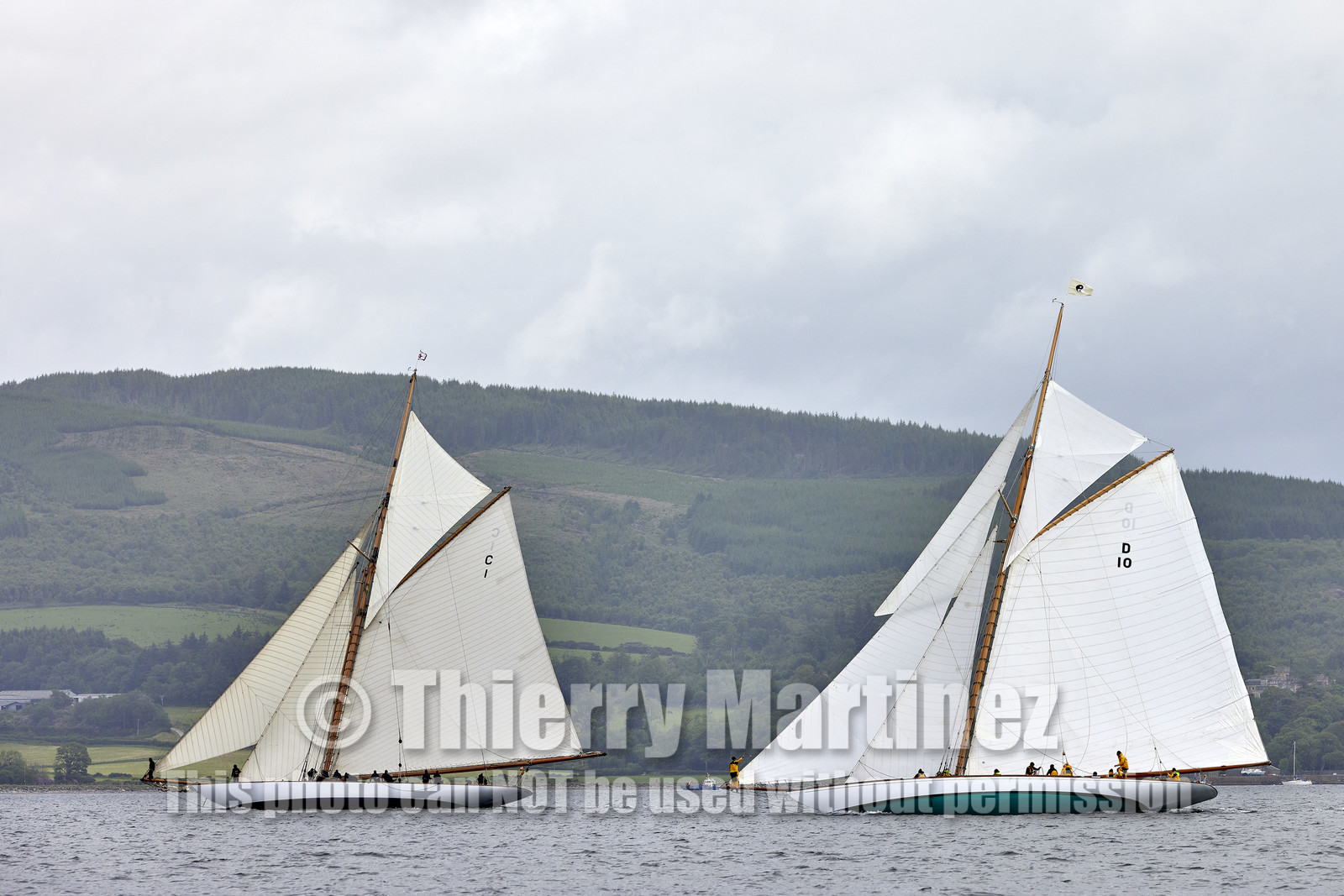 22_17006   © Thierry Martinez.FAIRLIE,SCOTLAND - UK 13th June 20222022 RICHARD MILLE FIFE REGATTA.Day 3;