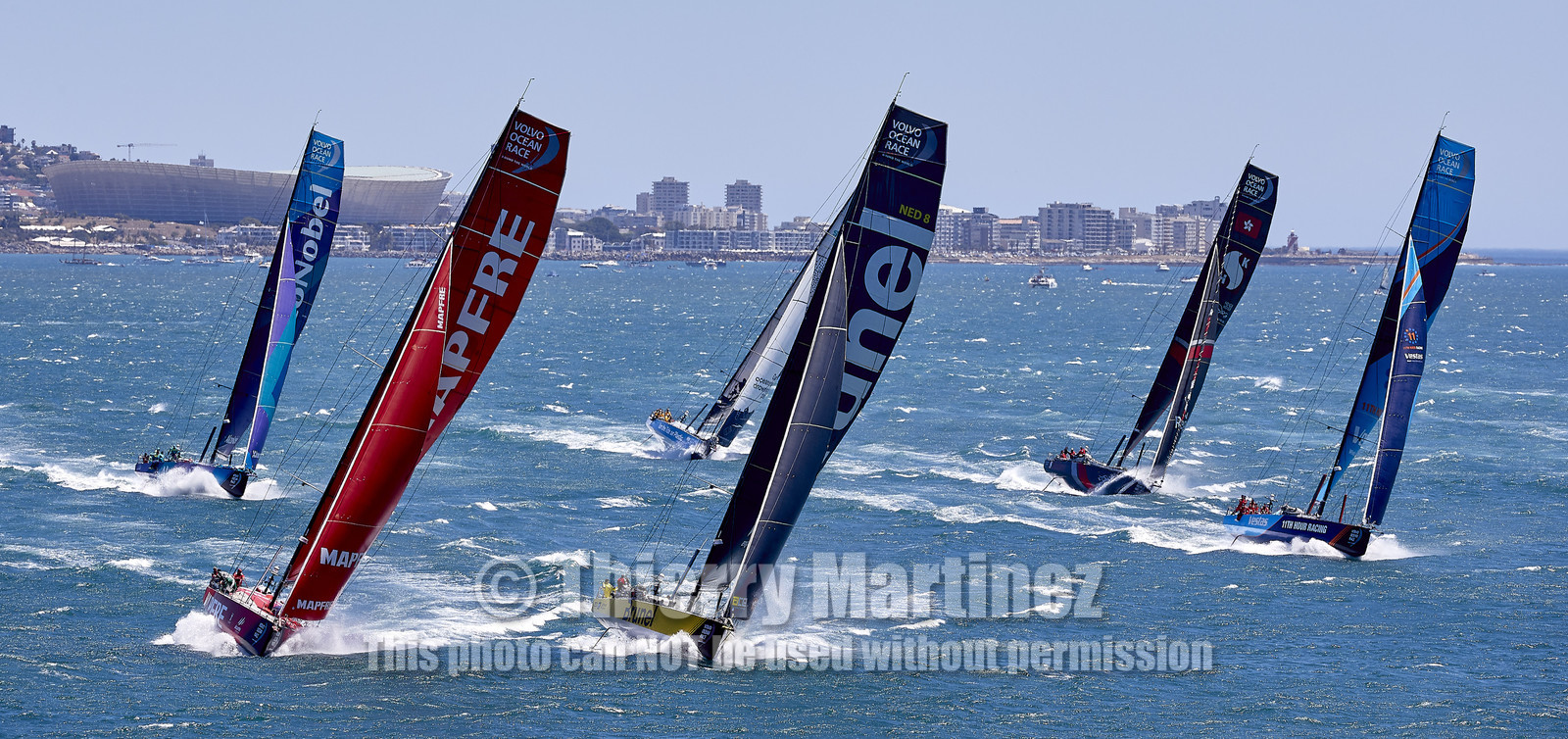 team AkzoNobel  in Volvo Ocean Race 2017-18.