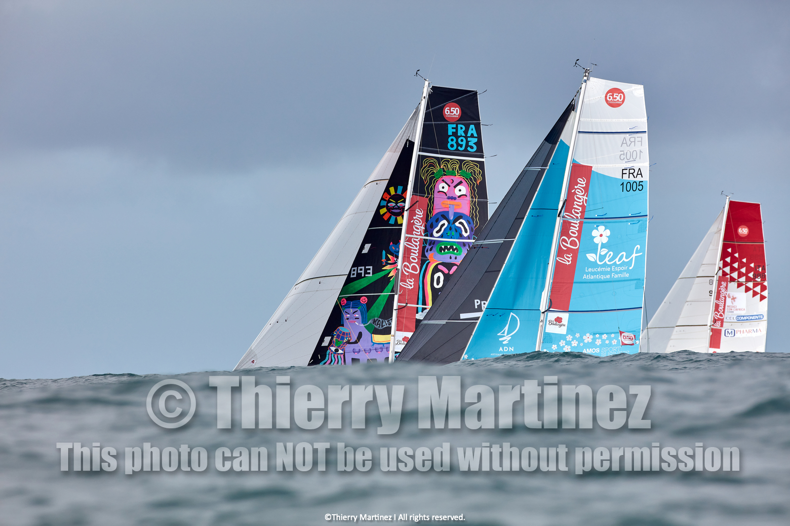 23_22546   © Thierry Martinez. LES SABLES D'OLONNE, 85 - FRANCE 25 septembre 2023.Départ MINI TRANSAT 2023. Départ du Dimanche 24 septembre retardé au Lundi 25 Sept .Les Sables d’Olonne (FRA)    Santa Cruz de la Palma ( Canaries)    St François ( Guadeloupe): 4050 NM.