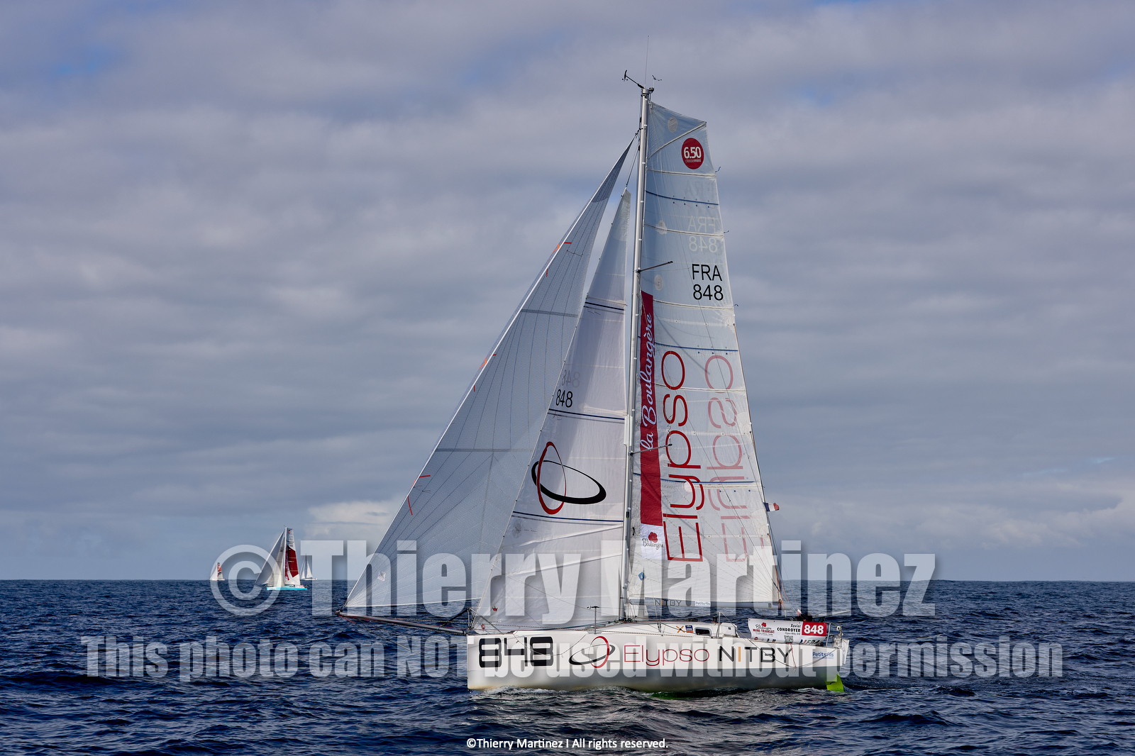 23_22327   © Thierry Martinez. LES SABLES D'OLONNE, 85 - FRANCE 25 septembre 2023.Départ MINI TRANSAT 2023. Départ du Dimanche 24 septembre retardé au Lundi 25 Sept .Les Sables d’Olonne (FRA)    Santa Cruz de la Palma ( Canaries)    St François ( Guadeloupe): 4050 NM.