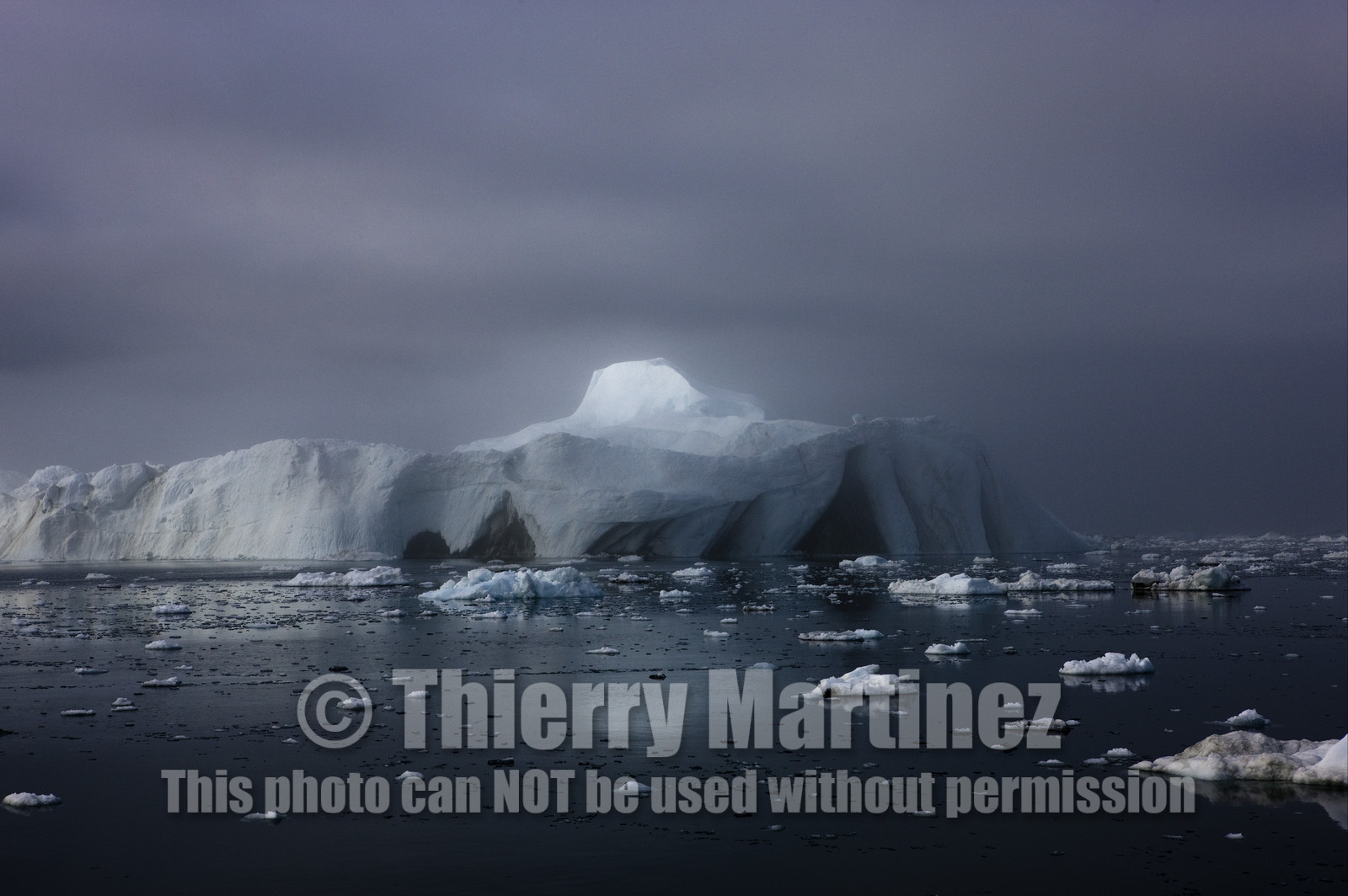 Schooner LA LOUISE sailing on west coast of Greenland.