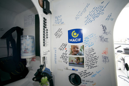 2012 13 VENDEE GLOBE. François Gabart (FRA) MACIF  Winner .