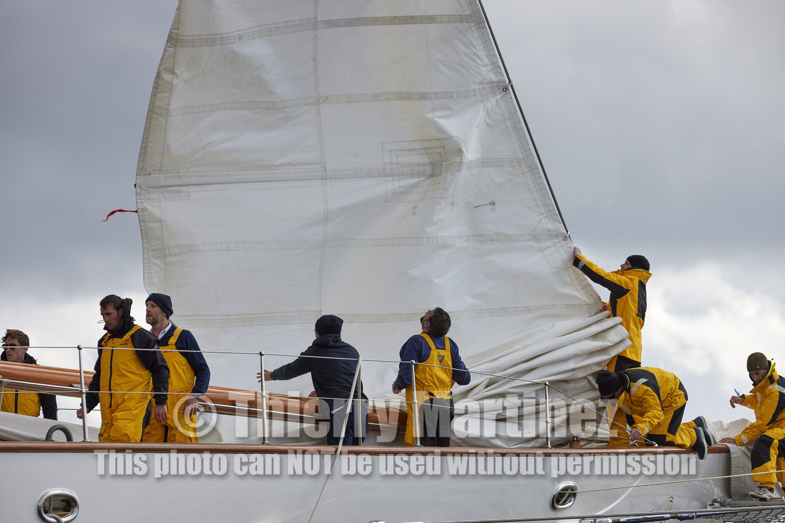 22_17093   © Thierry Martinez.FAIRLIE,SCOTLAND - UK 11th June 20222022 RICHARD MILLE FIFE REGATTA.Day 1. Race cancelled ,