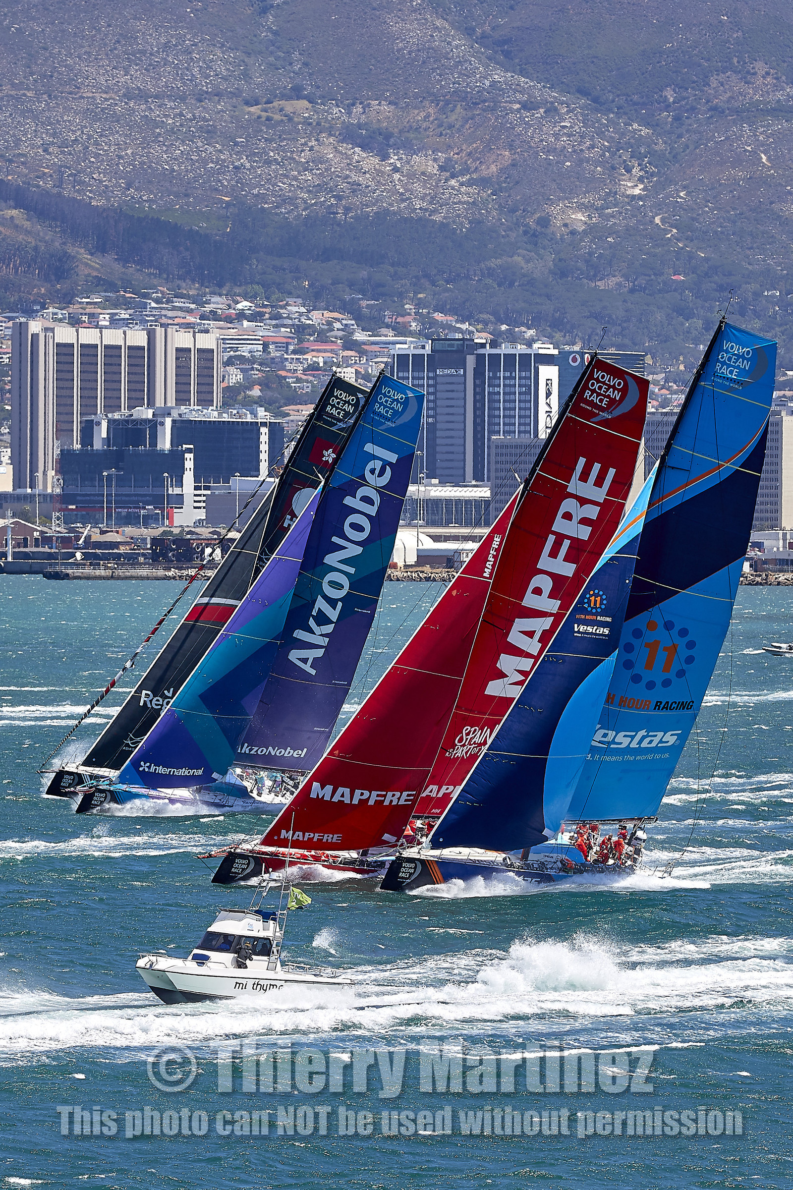 team AkzoNobel  in Volvo Ocean Race 2017-18.