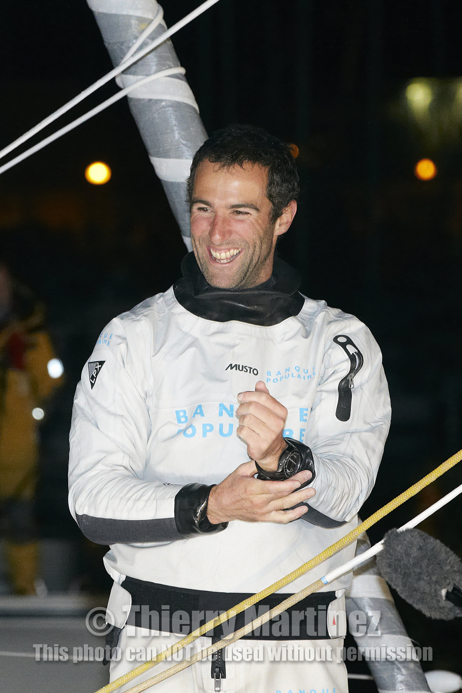 2012 13 VENDEE GLOBE. Armel Le Cleac'h (FRA) BANQUE POPULAIRE 2nd .