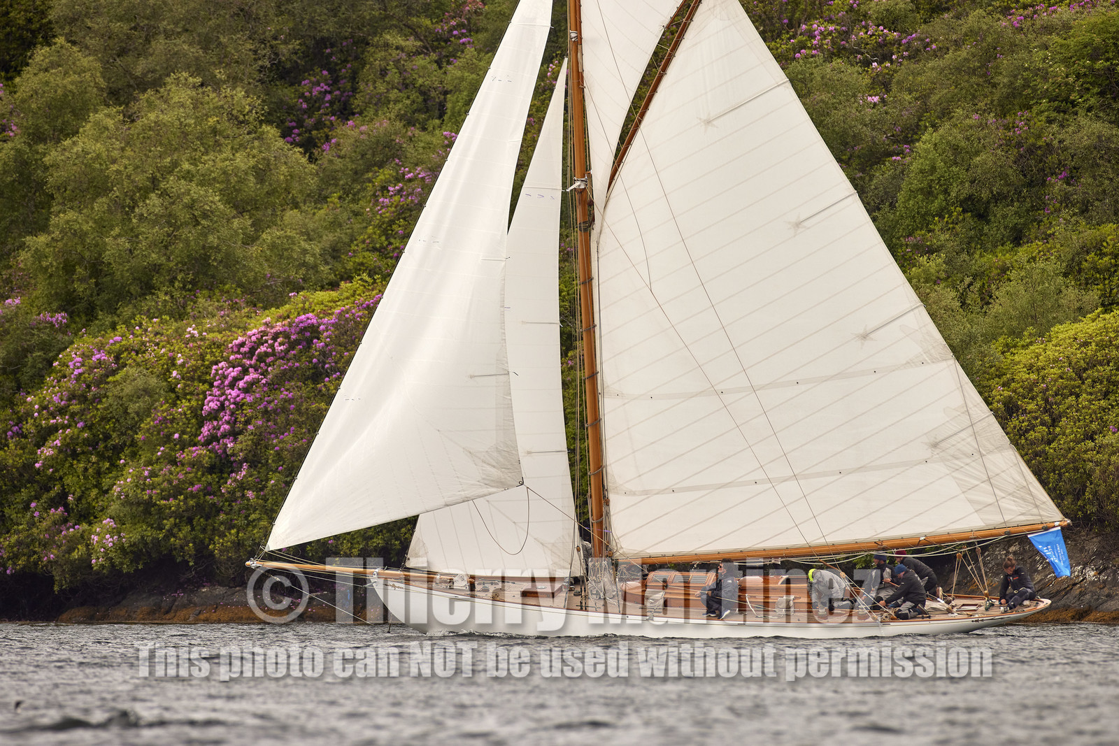 22_21943  © Thierry Martinez.FAIRLIE,SCOTLAND - UK 14th June 20222022 RICHARD MILLE FIFE REGATTA.Day 4 :ROTHESAY (ISLE OF BUTE) to PORTAVADIE.