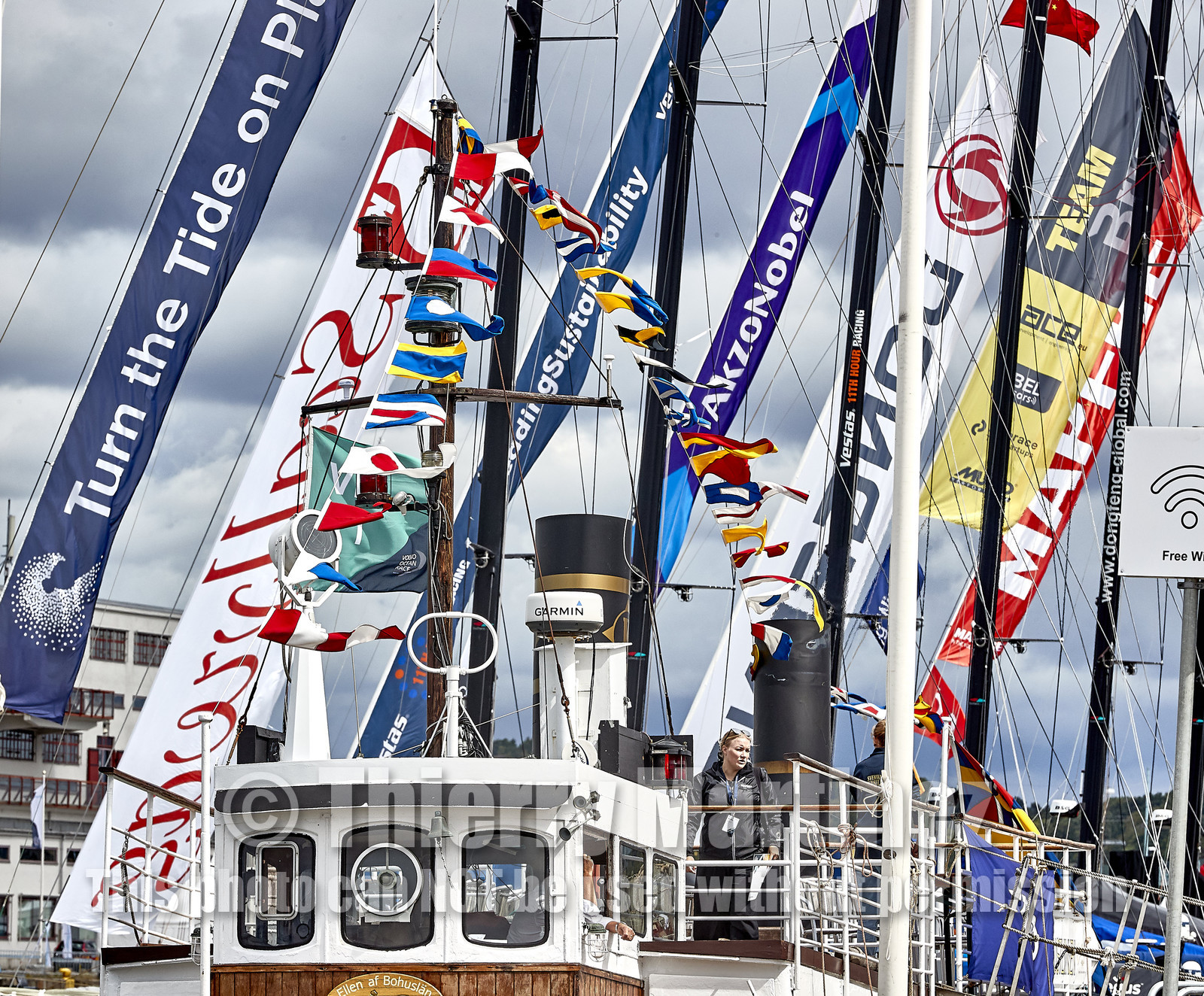 team AkzoNobel  in Volvo Ocean Race 2017-18.