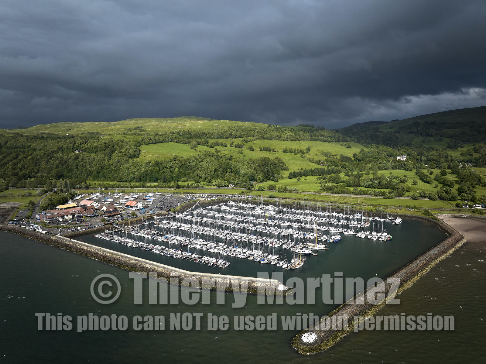 22_17006   © Thierry Martinez.FAIRLIE,SCOTLAND - UK 11th June 20222022 RICHARD MILLE FIFE REGATTA.Day 1. Race cancelled