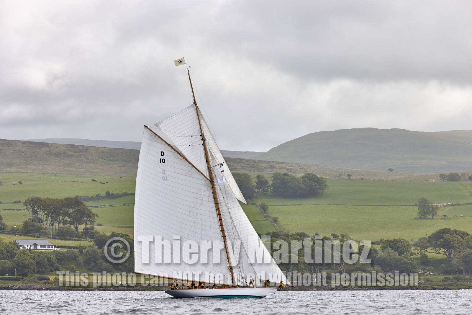 22_17006   © Thierry Martinez.FAIRLIE,SCOTLAND - UK 13th June 20222022 RICHARD MILLE FIFE REGATTA.Day 3;