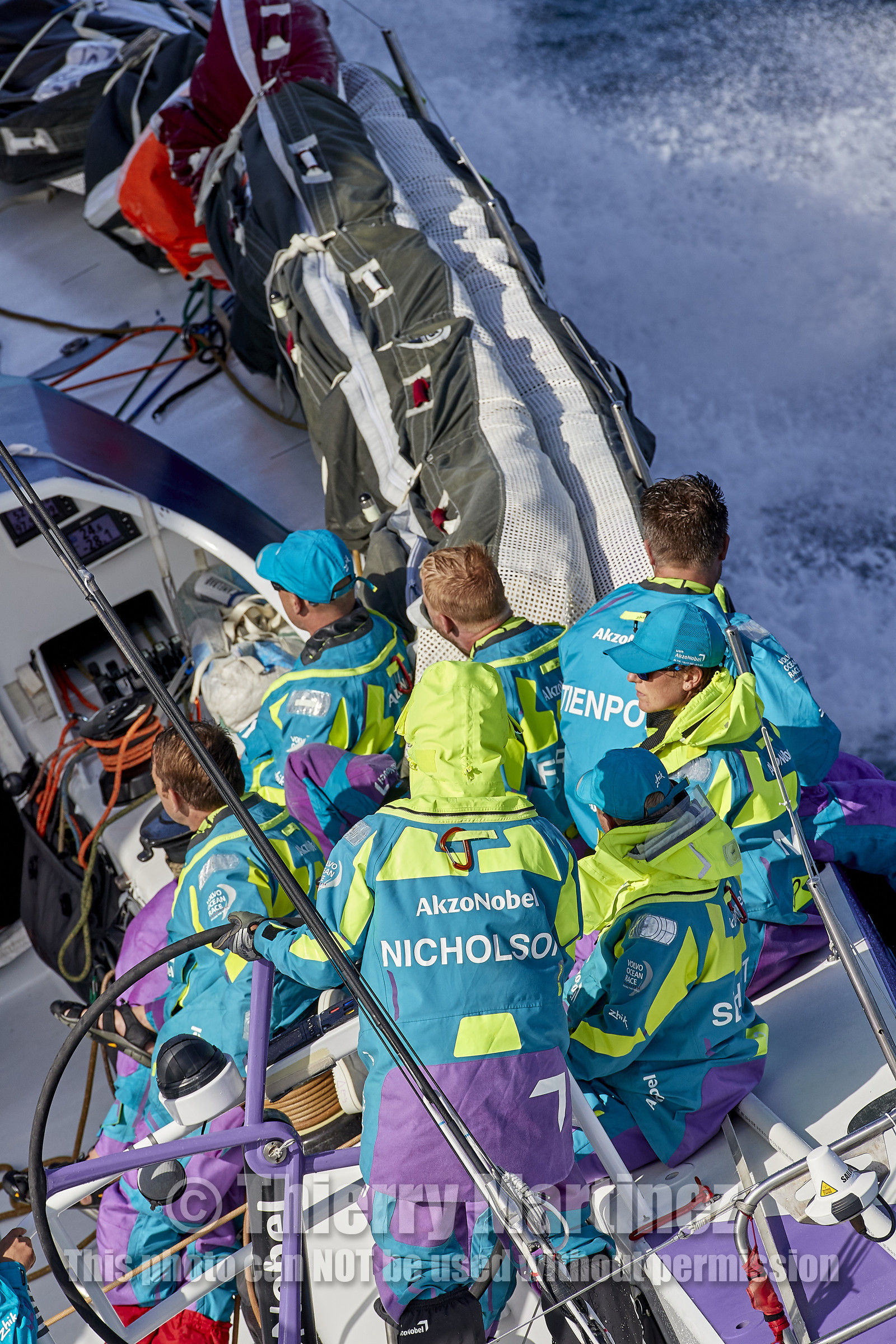 team AkzoNobel  in Volvo Ocean Race 2017-18.