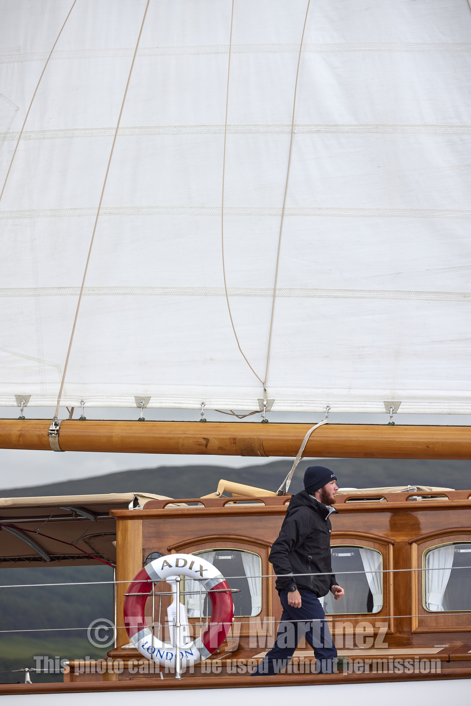 22_17083   © Thierry Martinez.FAIRLIE,SCOTLAND - UK 11th June 20222022 RICHARD MILLE FIFE REGATTA.Day 1. Race cancelled ,