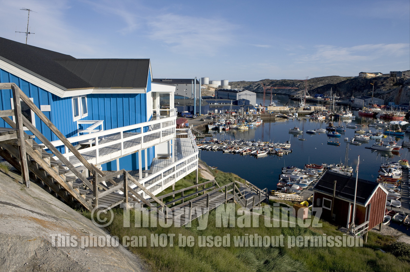 Schooner LA LOUISE sailing on west coast of Greenland.