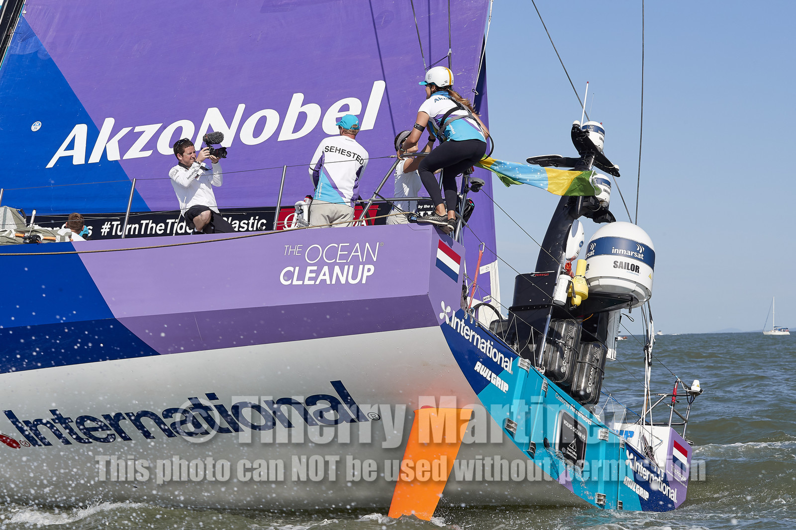 team AkzoNobel  in Volvo Ocean Race 2017-18.