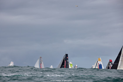 23_21974   © Thierry Martinez. LES SABLES D'OLONNE, 85 - FRANCE 25 septembre 2023.Départ MINI TRANSAT 2023. Départ du Dimanche 24 septembre retardé au Lundi 25 Sept .Les Sables d’Olonne (FRA)    Santa Cruz de la Palma ( Canaries)    St François ( Guadeloupe): 4050 NM.