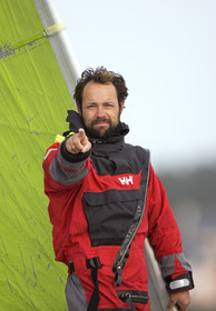 Thomas Coville (FRA) Solo Sailing Round the World Record attempt, Finish .