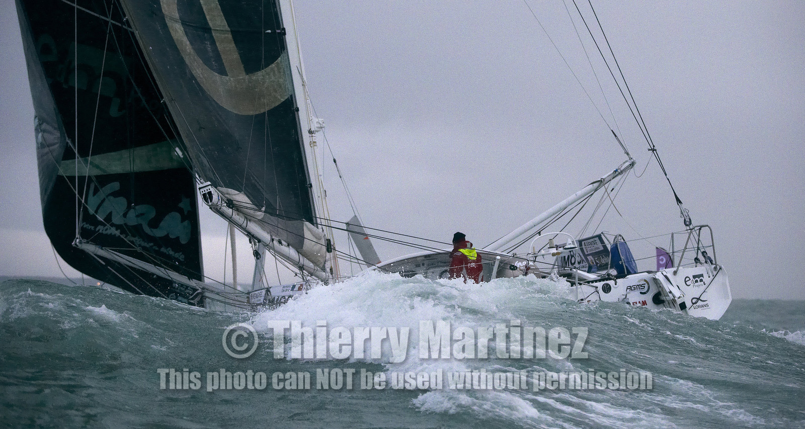 2012 13 VENDEE GLOBE.Bertrand de Broc (FRA) VNAM, aver EDM Projets