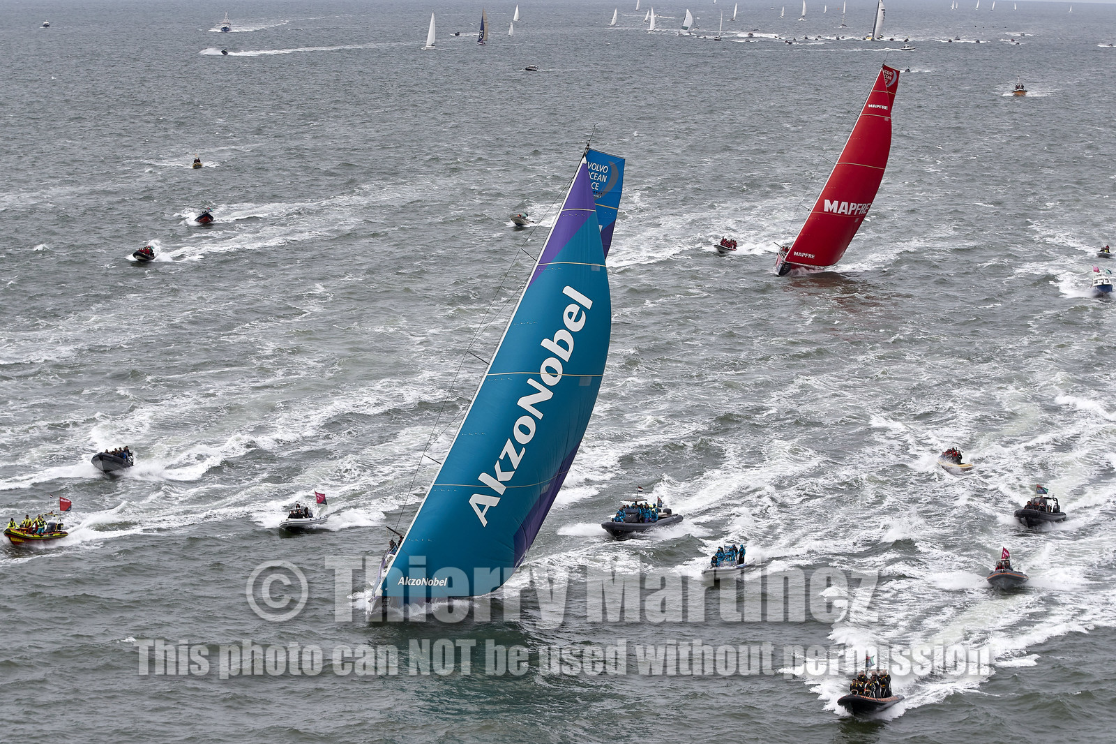 team AkzoNobel  in Volvo Ocean Race 2017-18.