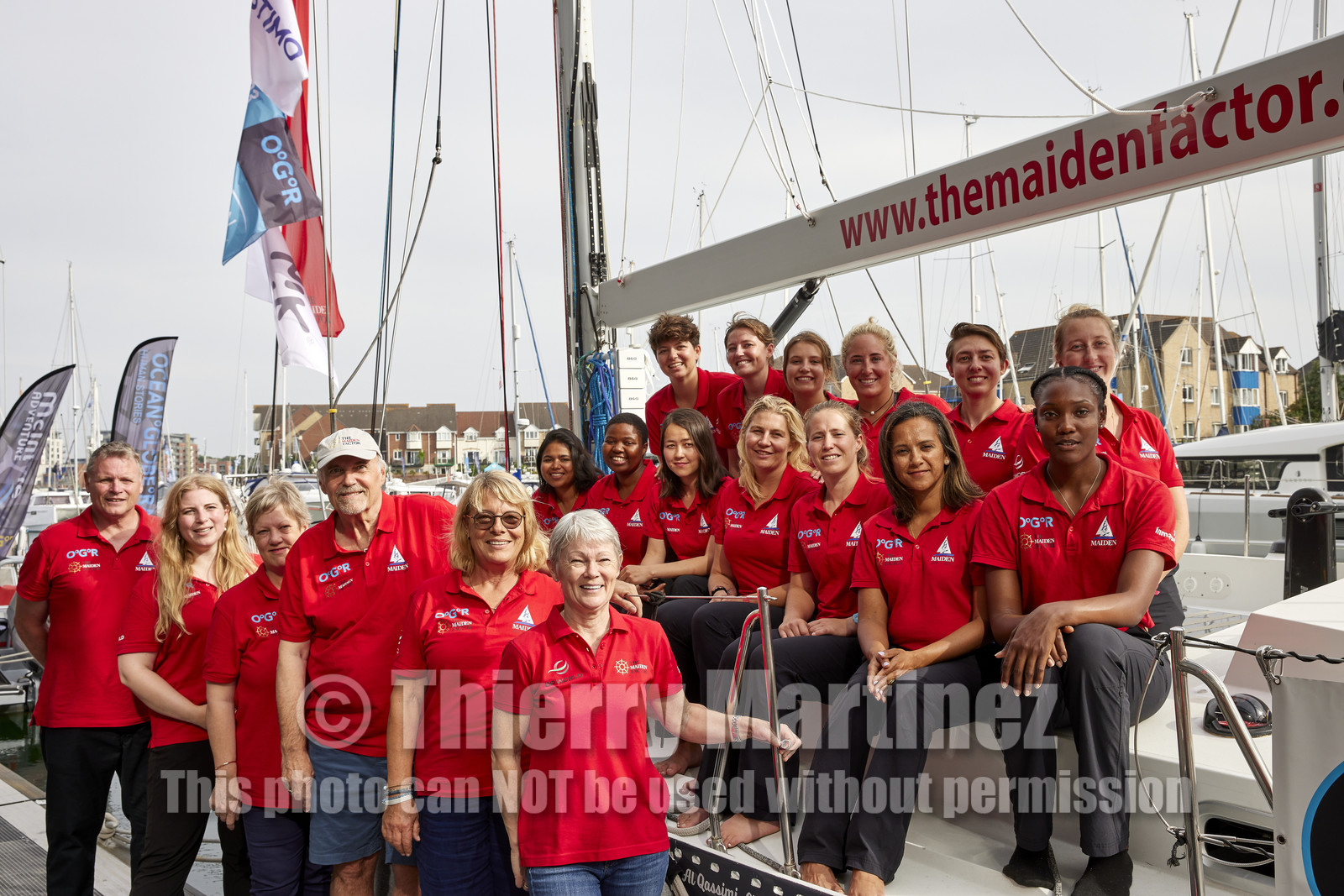 23_17700   © Thierry Martinez. SOUTHAMPTON,  - UK 8 septembre 2023.OCEAN GLOBE RACE 2023.Start Leg 1 Sunday 10th Sept 2023: Southampton ( UK)   Cape Town ( South Africa) - 6650NM. Team MAIDEN.