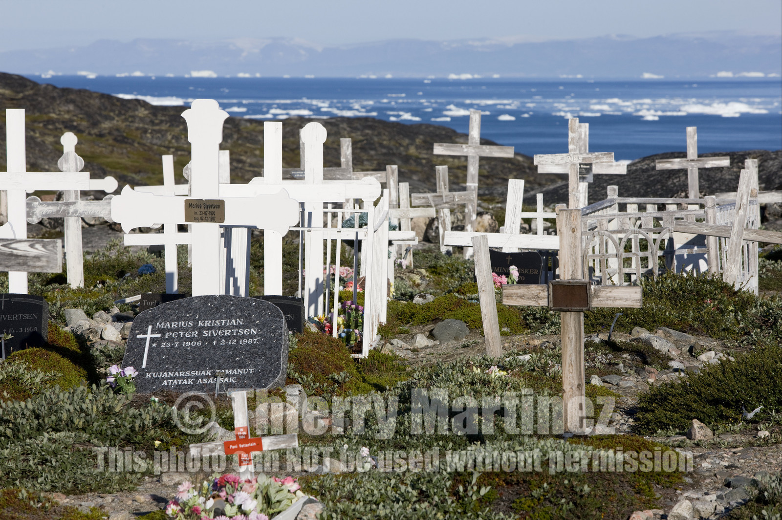 Schooner LA LOUISE sailing on west coast of Greenland.
