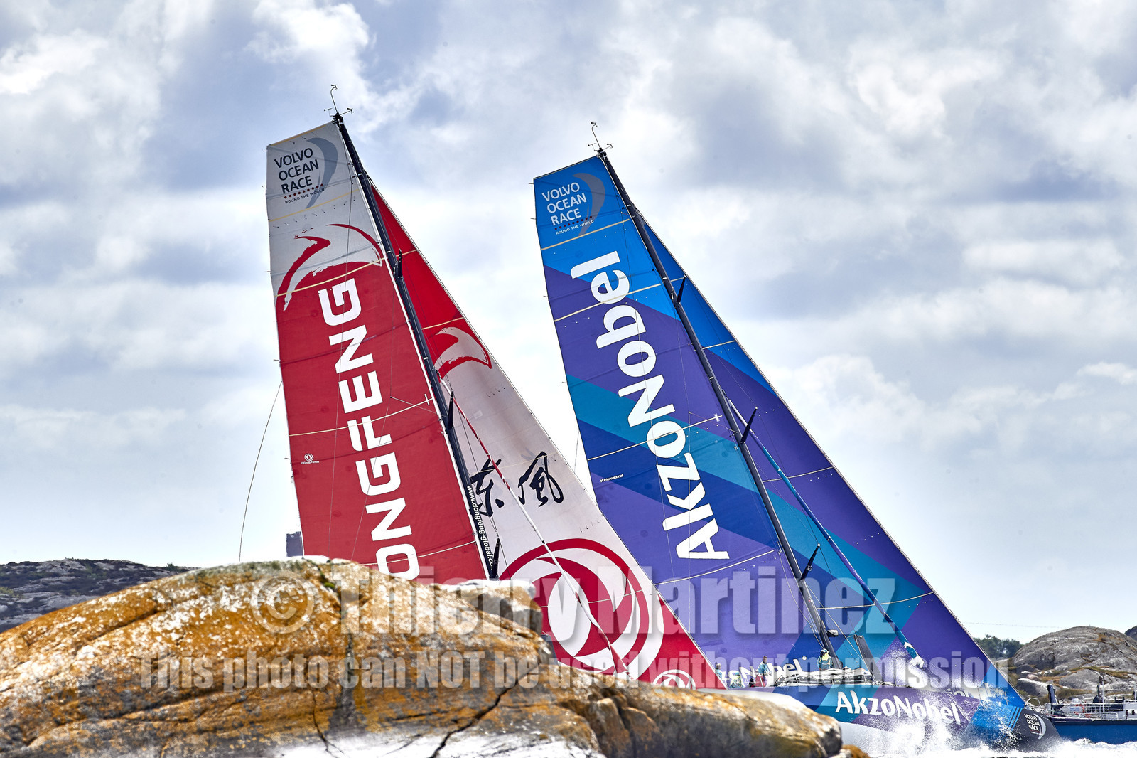 team AkzoNobel  in Volvo Ocean Race 2017-18.