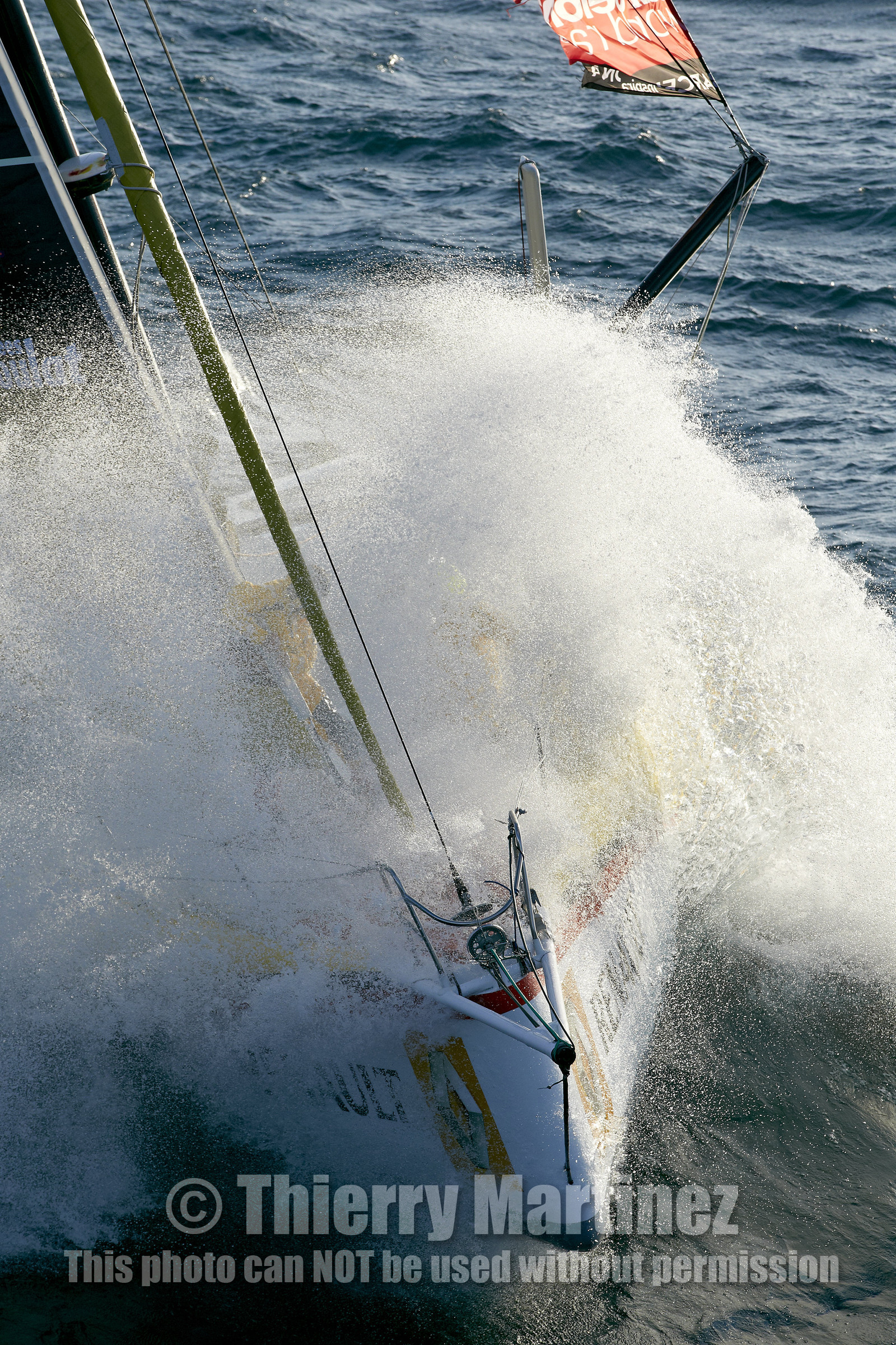 2014 BARCELONA WORLD RACE. Bernard Stamm (SUI) & Jean Le Cam (FRA) on CHEMINEES POUJOULAT