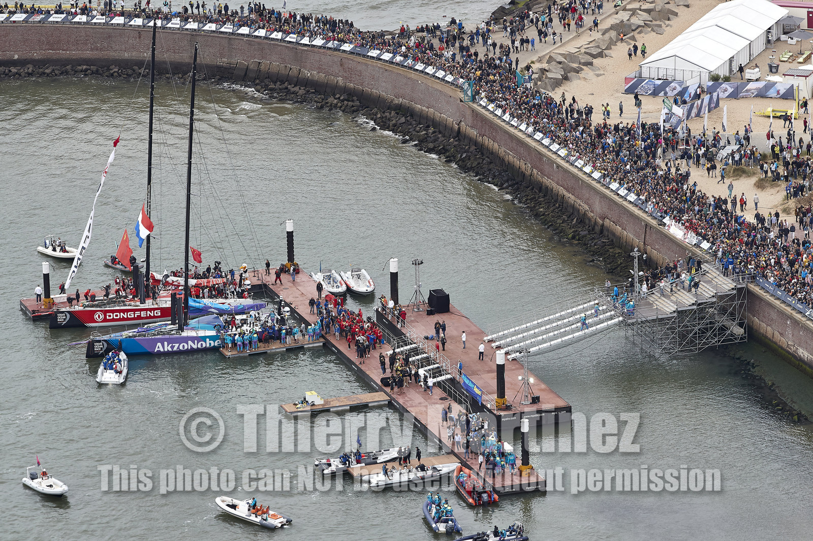 team AkzoNobel  in Volvo Ocean Race 2017-18.