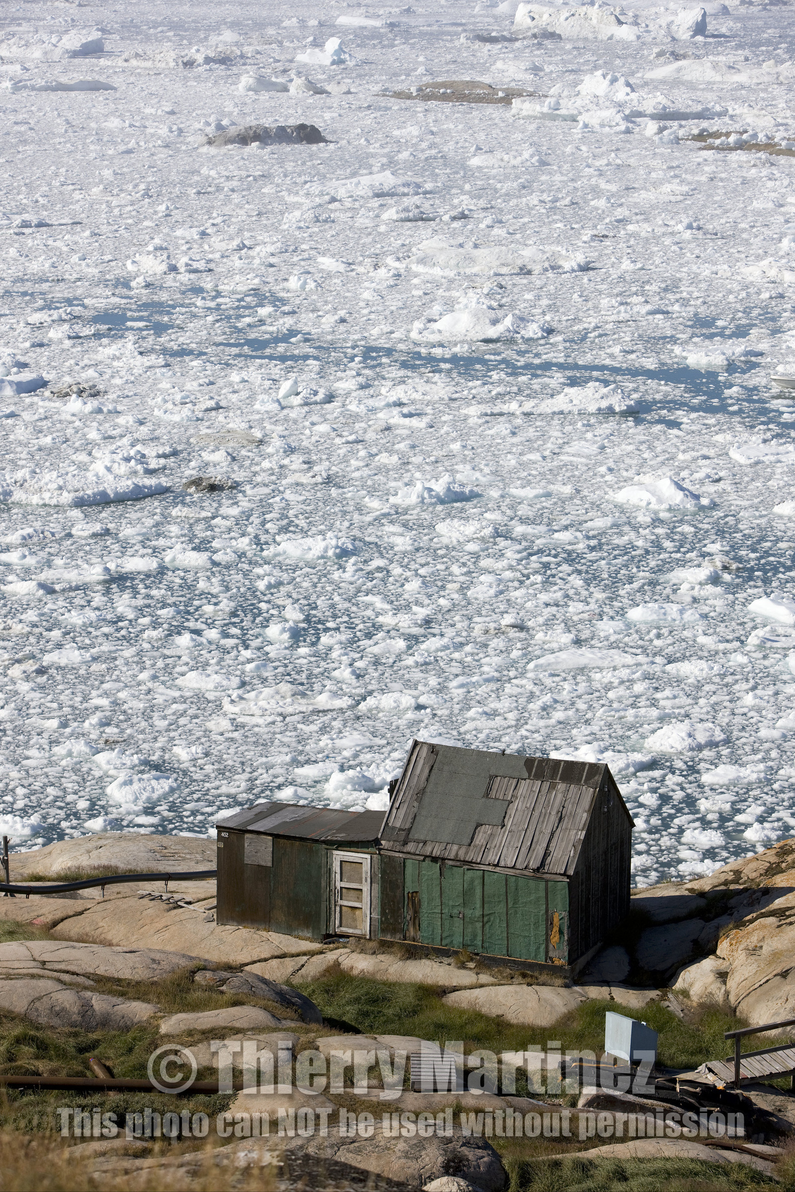 Schooner LA LOUISE sailing on west coast of Greenland.