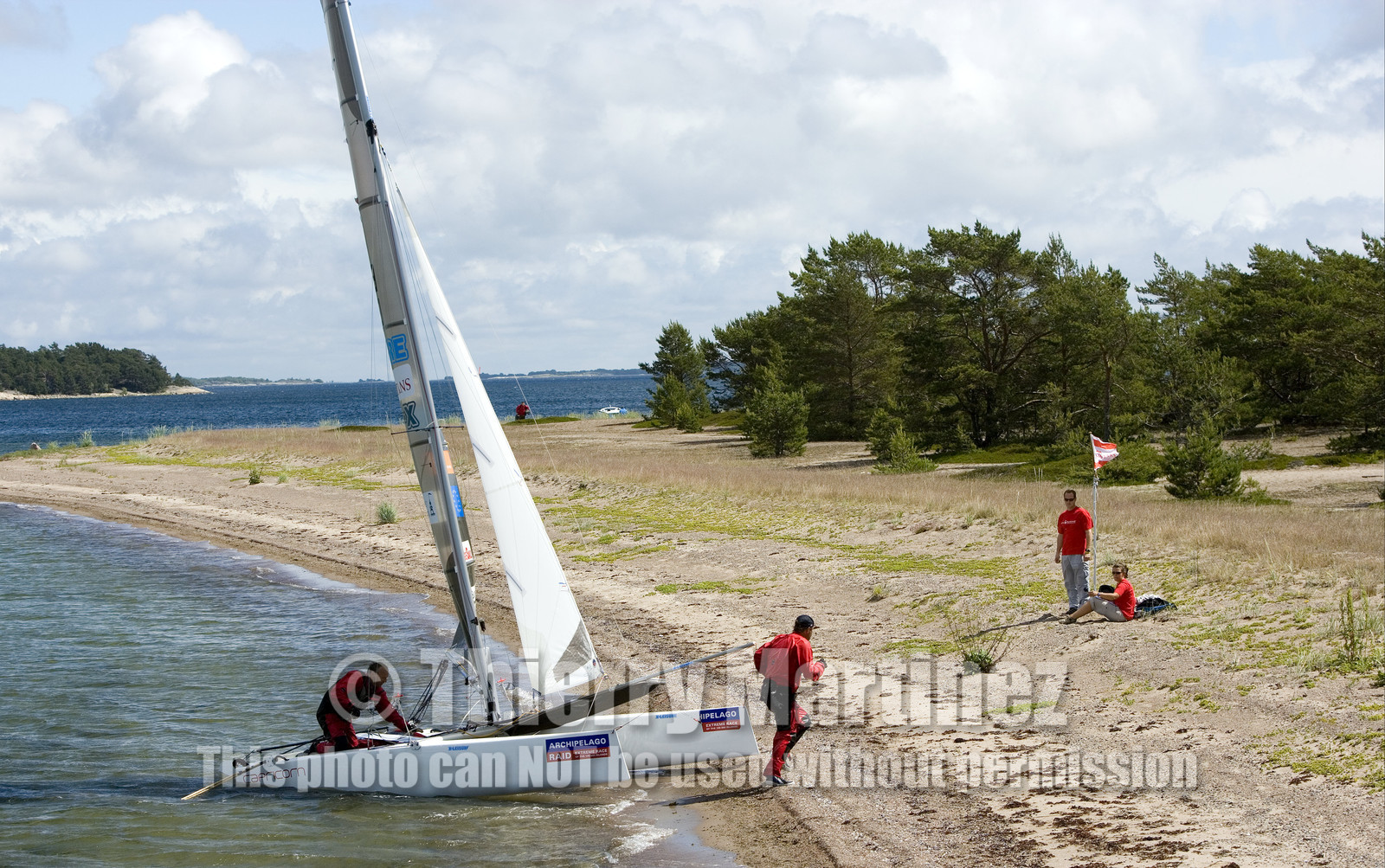 ©ThMartinez. NAGU, Finland, 28 JUNE 2006..Archipelago Raid 2006 (26-30 June 2006) Day 3-  .