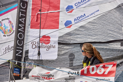 23_22116   © Thierry Martinez. LES SABLES D'OLONNE, 85 - FRANCE 25 septembre 2023.Départ MINI TRANSAT 2023. Départ du Dimanche 24 septembre retardé au Lundi 25 Sept .Les Sables d’Olonne (FRA)    Santa Cruz de la Palma ( Canaries)    St François ( Guadeloupe): 4050 NM.