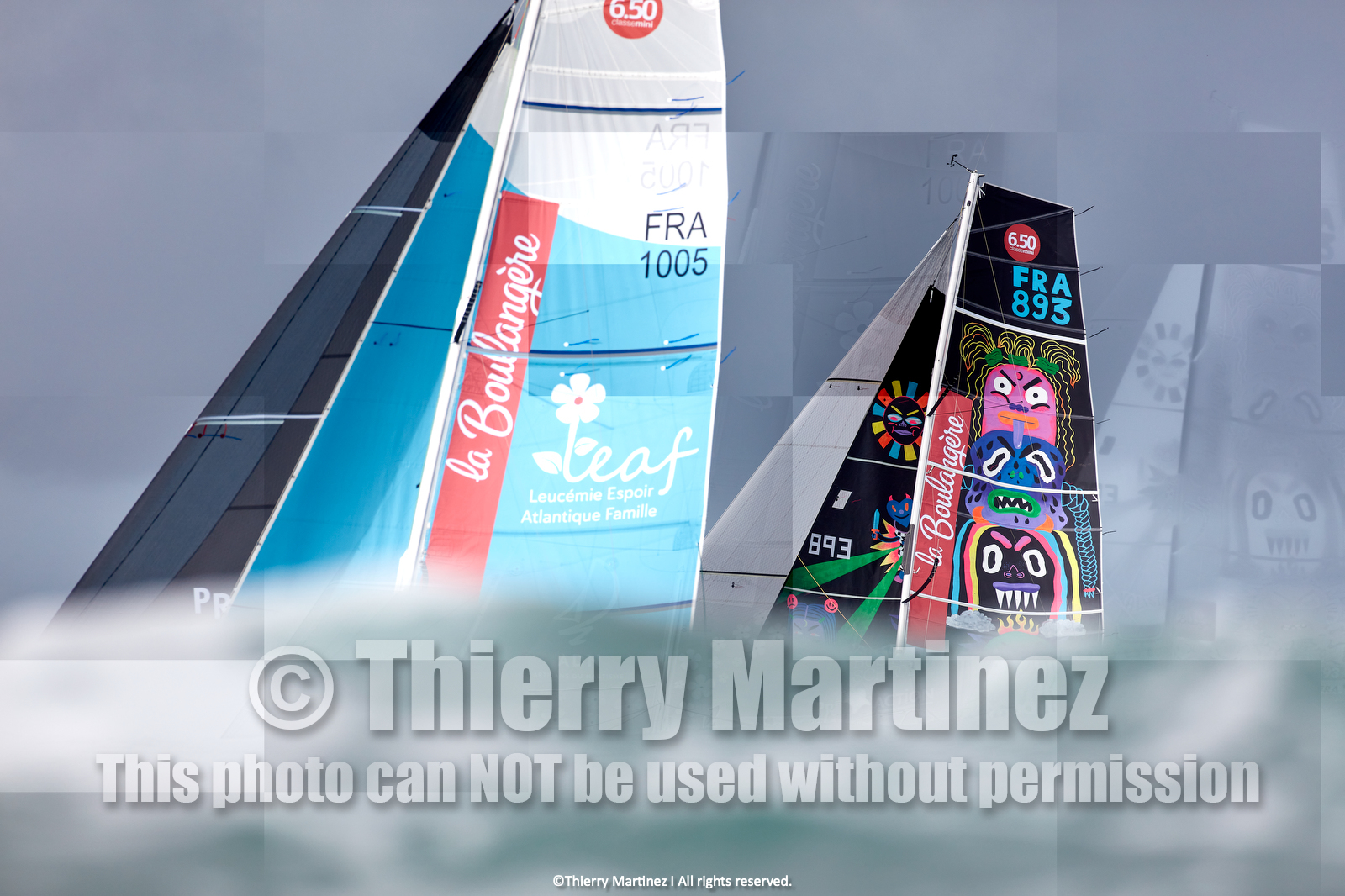 23_22434   © Thierry Martinez. LES SABLES D'OLONNE, 85 - FRANCE 25 septembre 2023.Départ MINI TRANSAT 2023. Départ du Dimanche 24 septembre retardé au Lundi 25 Sept .Les Sables d’Olonne (FRA)    Santa Cruz de la Palma ( Canaries)    St François ( Guadeloupe): 4050 NM.