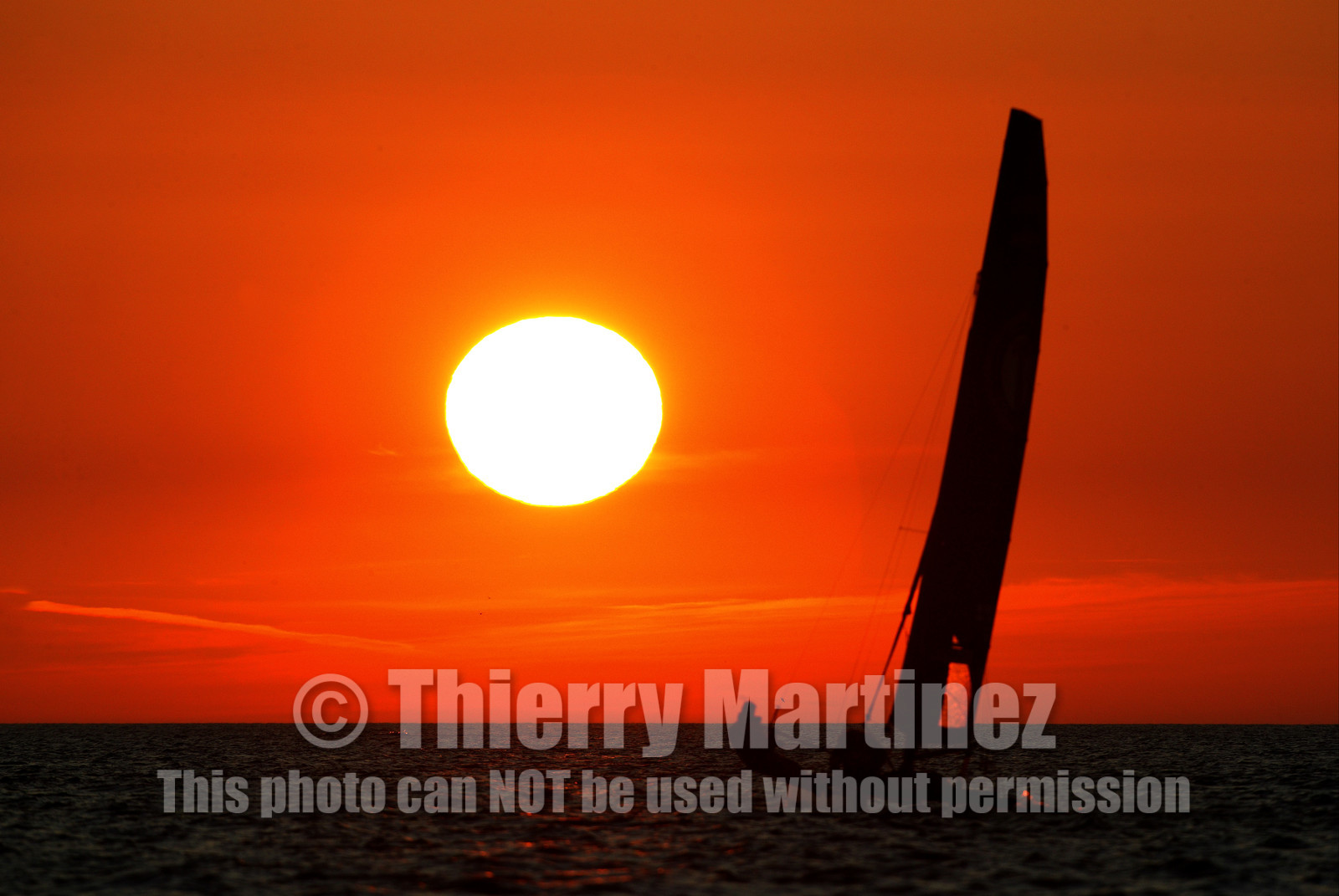 03_3187D © Th.Martinez,STOCKHOLM - SWEDEN9 07 03-Archipelago Raid (2003). Sunrise of fleet leader.