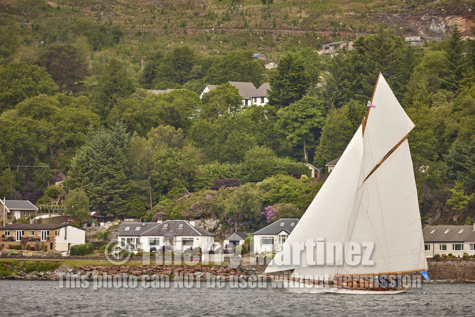 22_22065  © Thierry Martinez.FAIRLIE,SCOTLAND - UK 14th June 20222022 RICHARD MILLE FIFE REGATTA.Day 4 :ROTHESAY (ISLE OF BUTE) to PORTAVADIE.