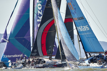 team AkzoNobel  in Volvo Ocean Race 2017-18.