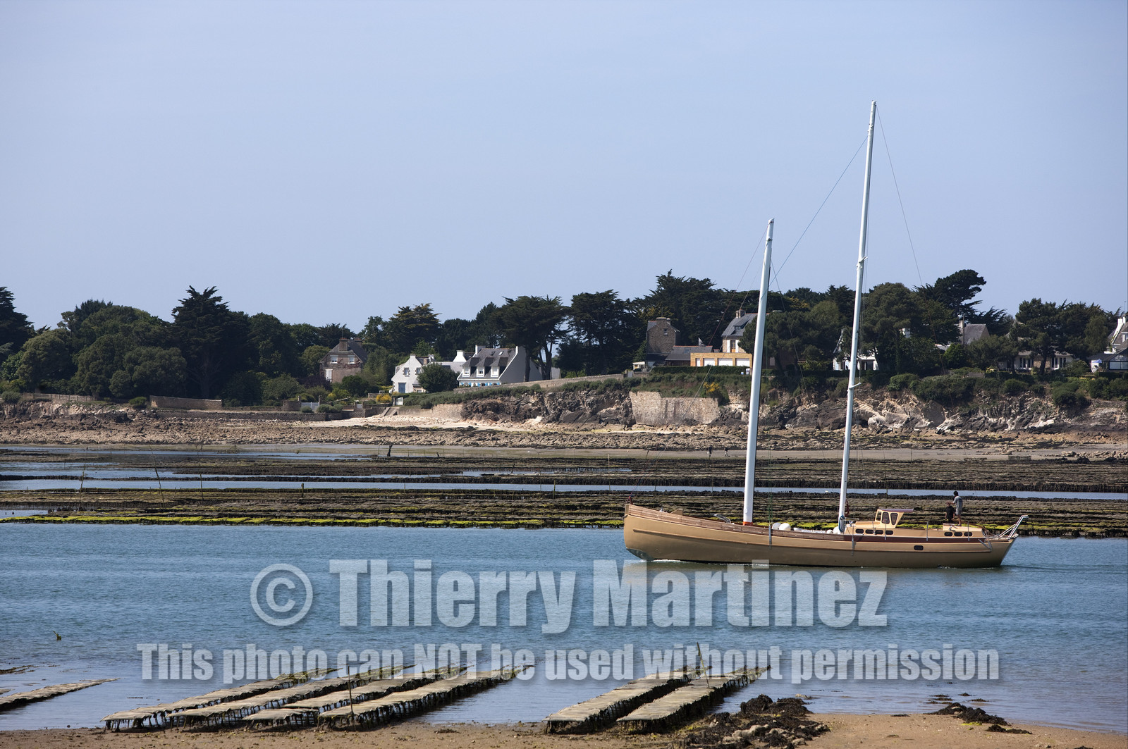Launch of Thierry Dubois (FRA) new schooner LA LOUISE