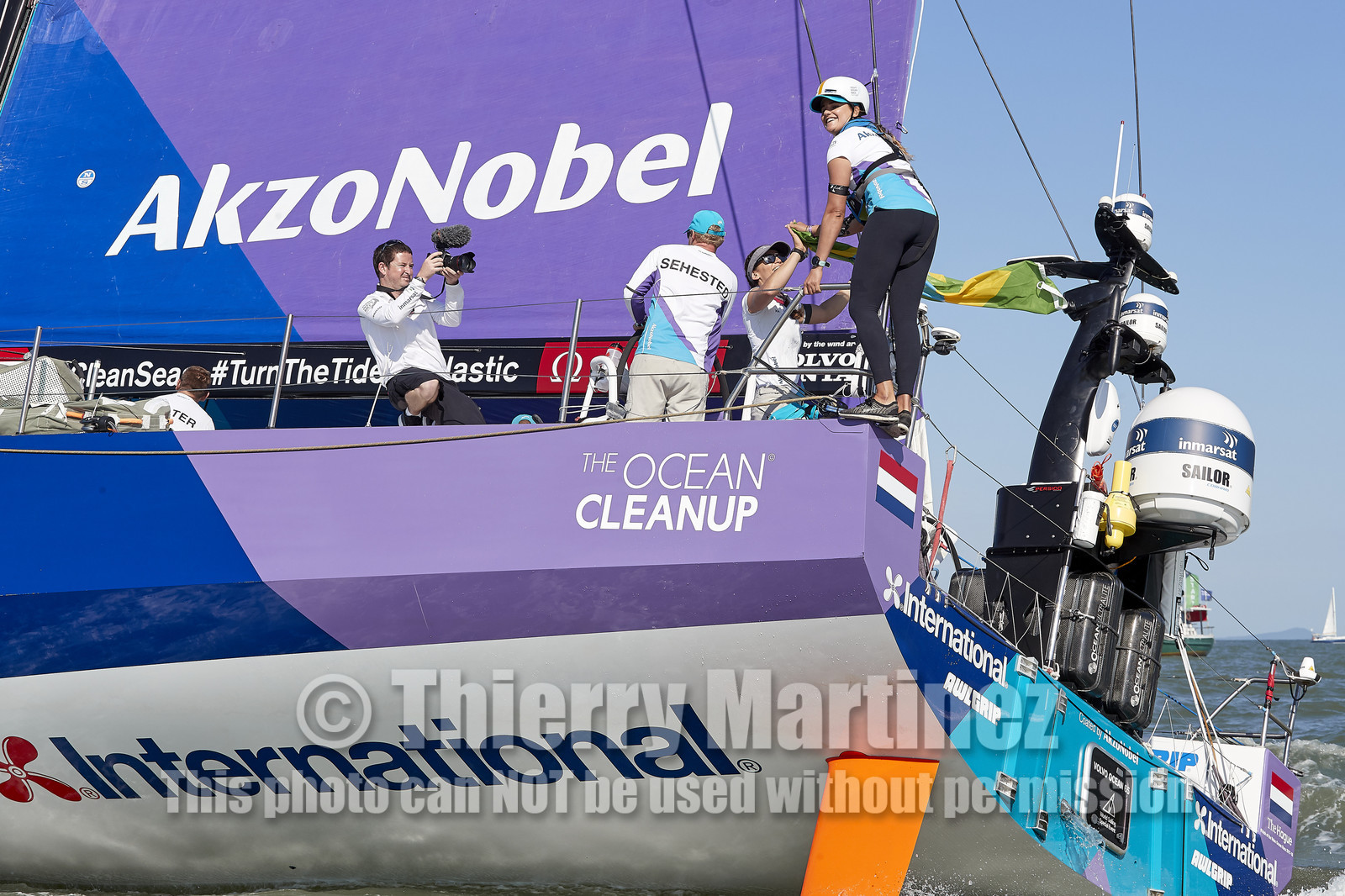 team AkzoNobel  in Volvo Ocean Race 2017-18.
