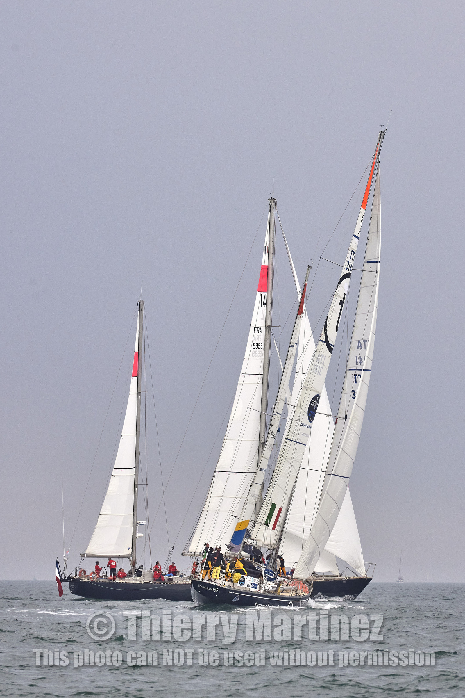 23_19547   © Thierry Martinez.SOUTHAMPTON,  - UK 10 septembre 2023.OCEAN GLOBE RACE 2023.Start Leg 1 : Southampton ( UK)   Cape Town ( South Africa)