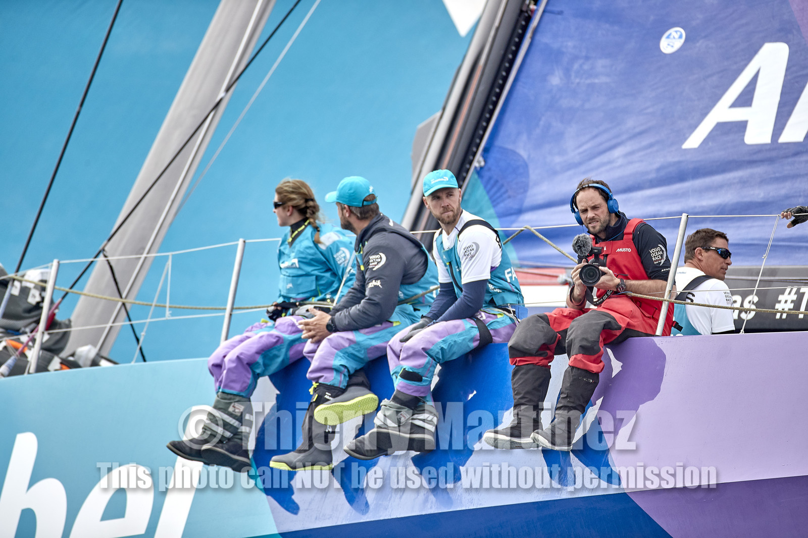 team AkzoNobel  in Volvo Ocean Race 2017-18.