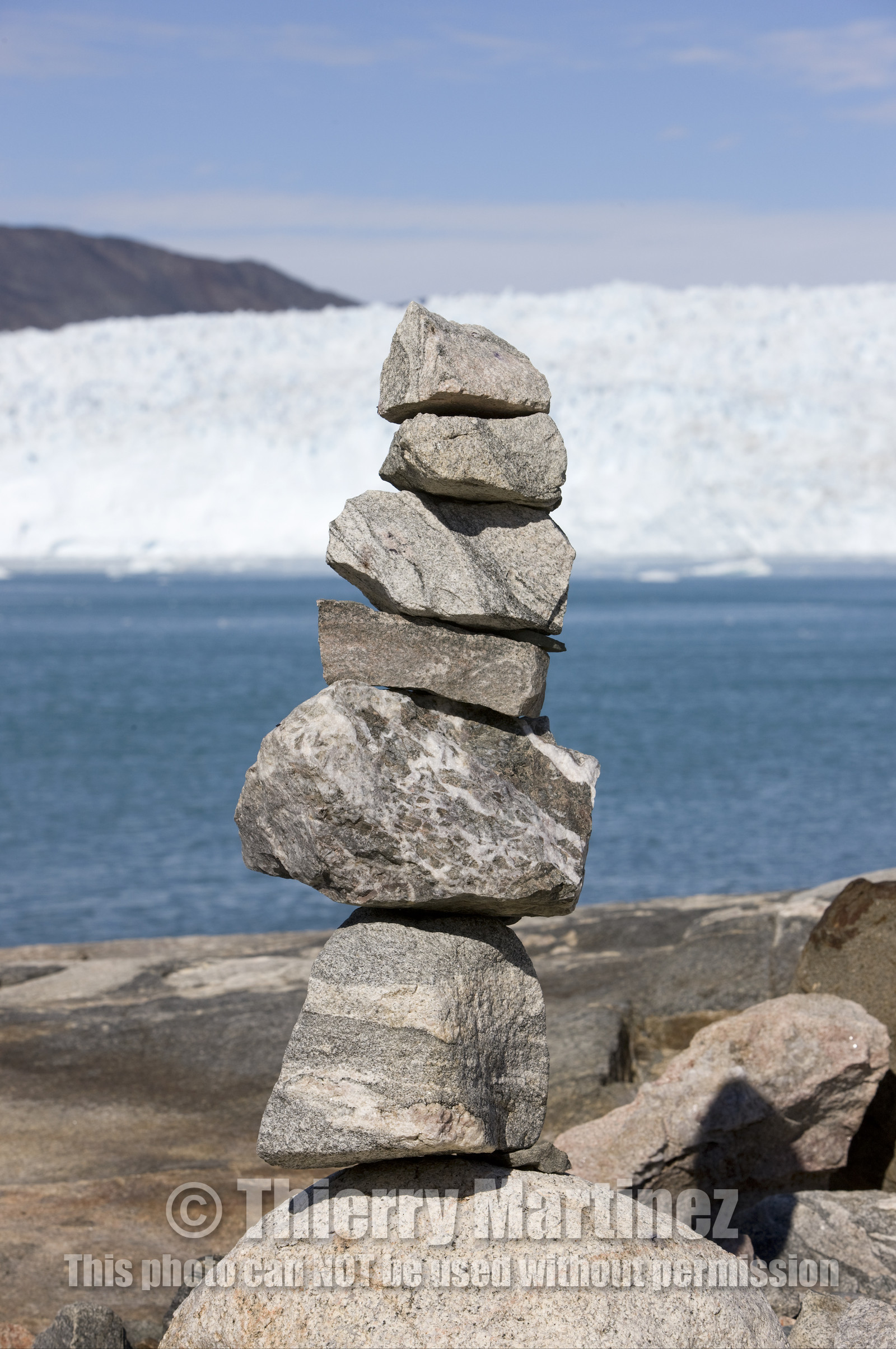 Schooner LA LOUISE sailing on west coast of Greenland.