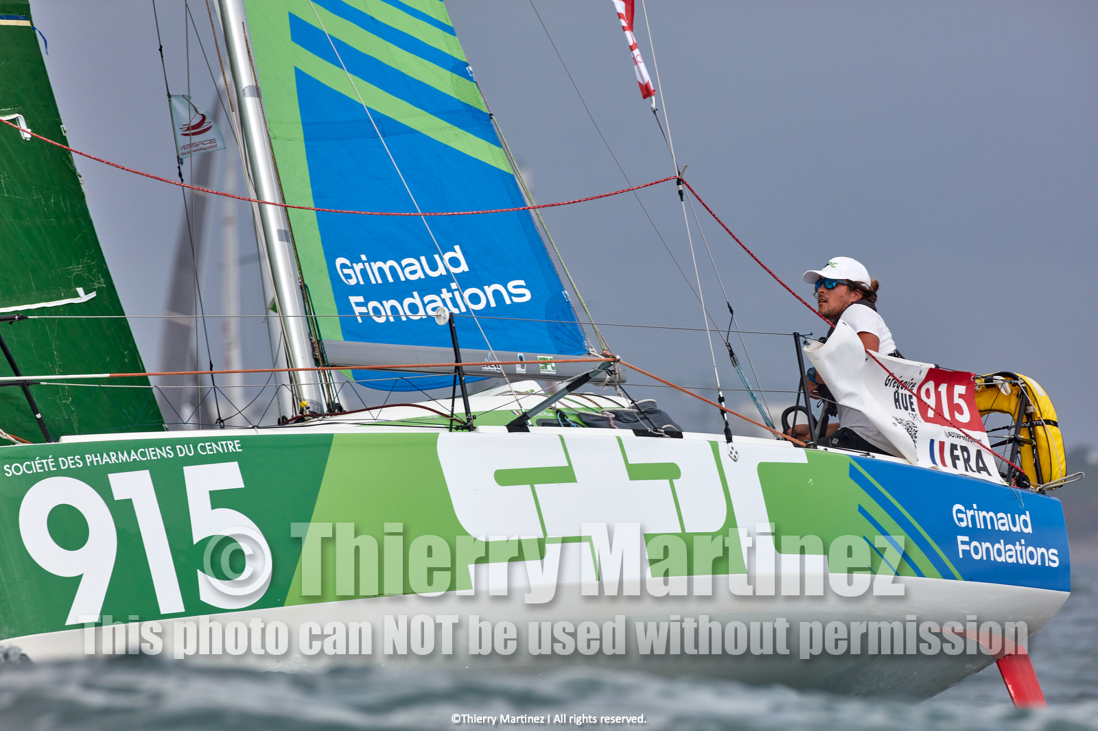 23_22456   © Thierry Martinez. LES SABLES D'OLONNE, 85 - FRANCE 25 septembre 2023.Départ MINI TRANSAT 2023. Départ du Dimanche 24 septembre retardé au Lundi 25 Sept .Les Sables d’Olonne (FRA)    Santa Cruz de la Palma ( Canaries)    St François ( Guadeloupe): 4050 NM.