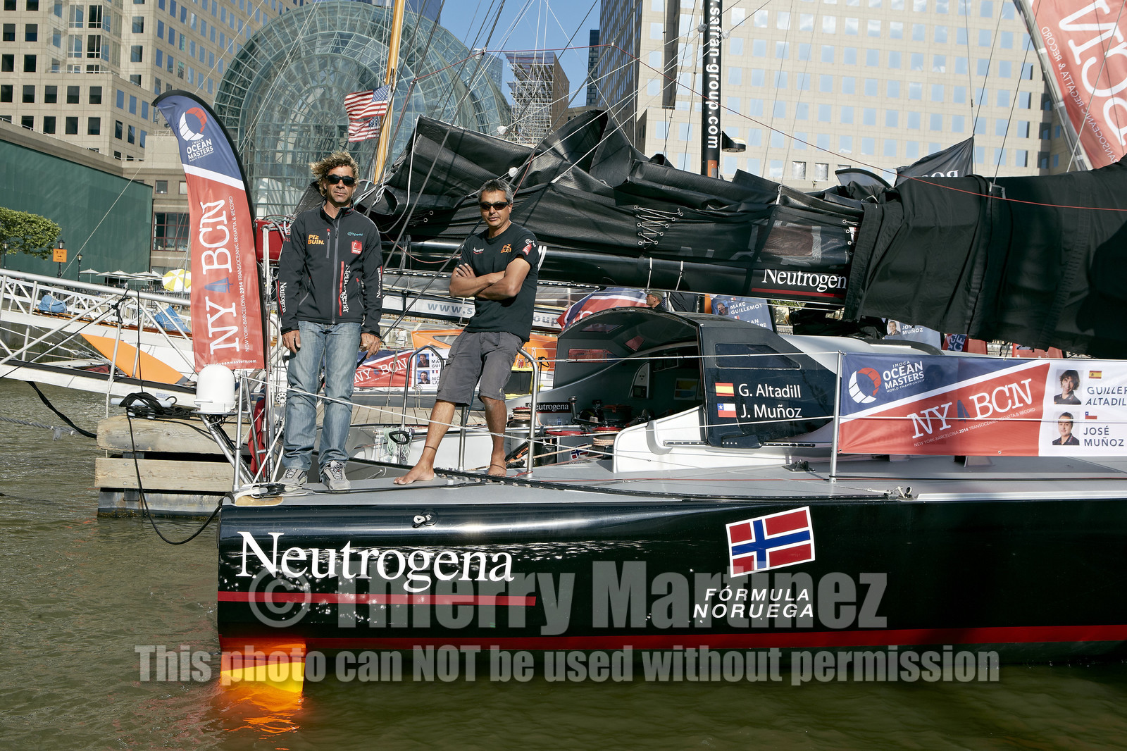 IMOCA OCEAN MASTERS NY-BCN Race.