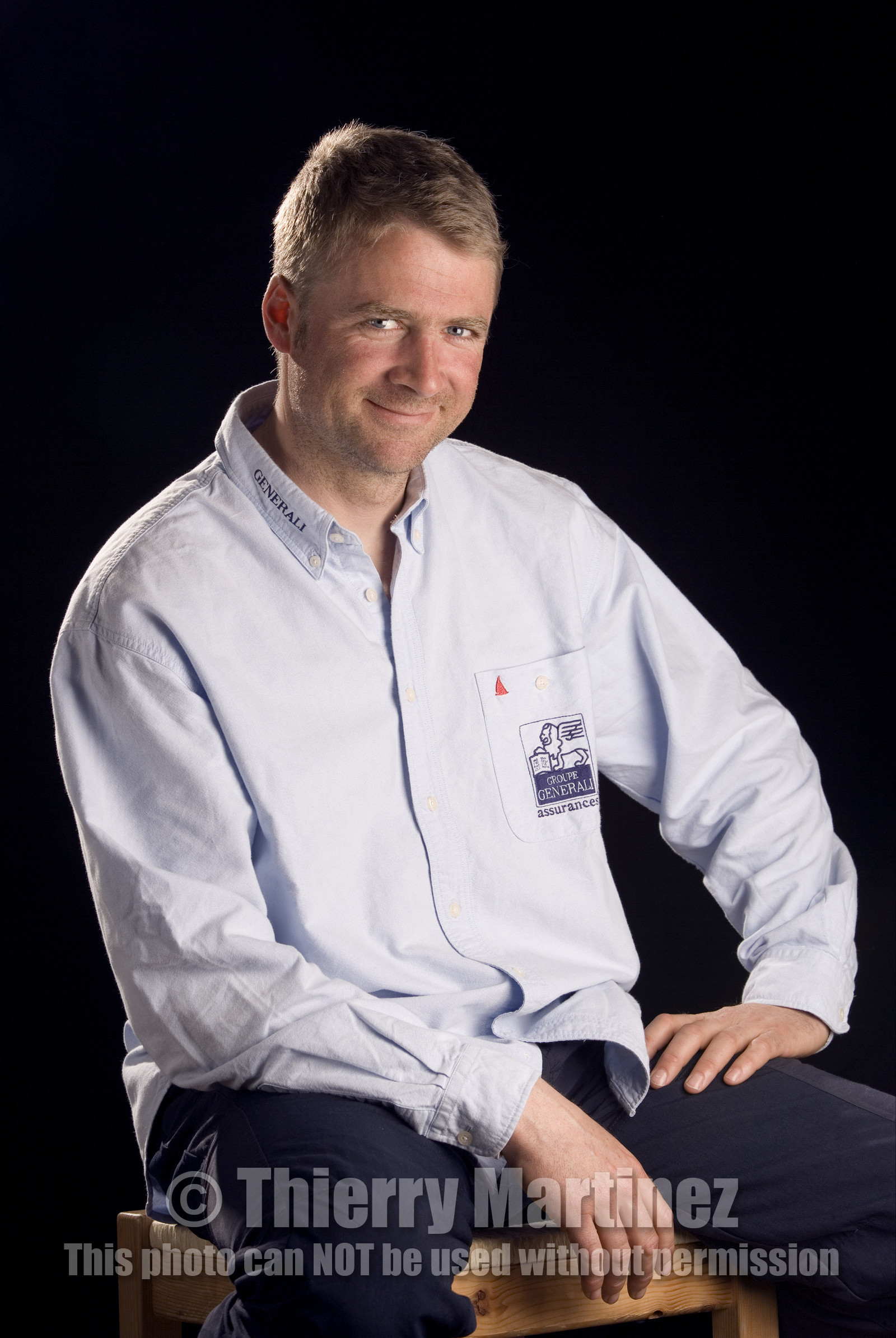 Yann Elies , skipper GENERALI IN STUDIO March 2006