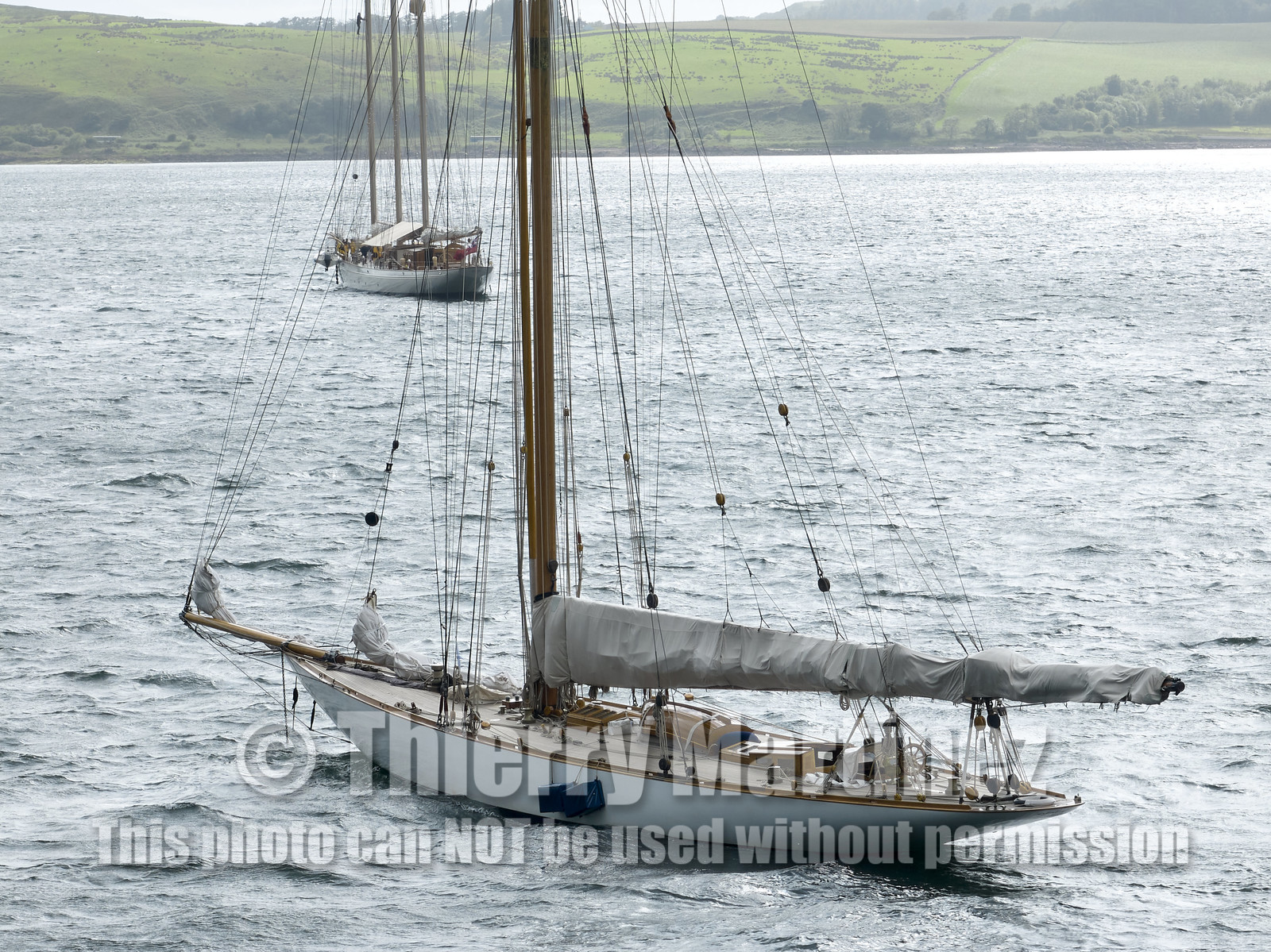 22_17006   © Thierry Martinez.FAIRLIE,SCOTLAND - UK 11th June 20222022 RICHARD MILLE FIFE REGATTA.Day 1. Race cancelled