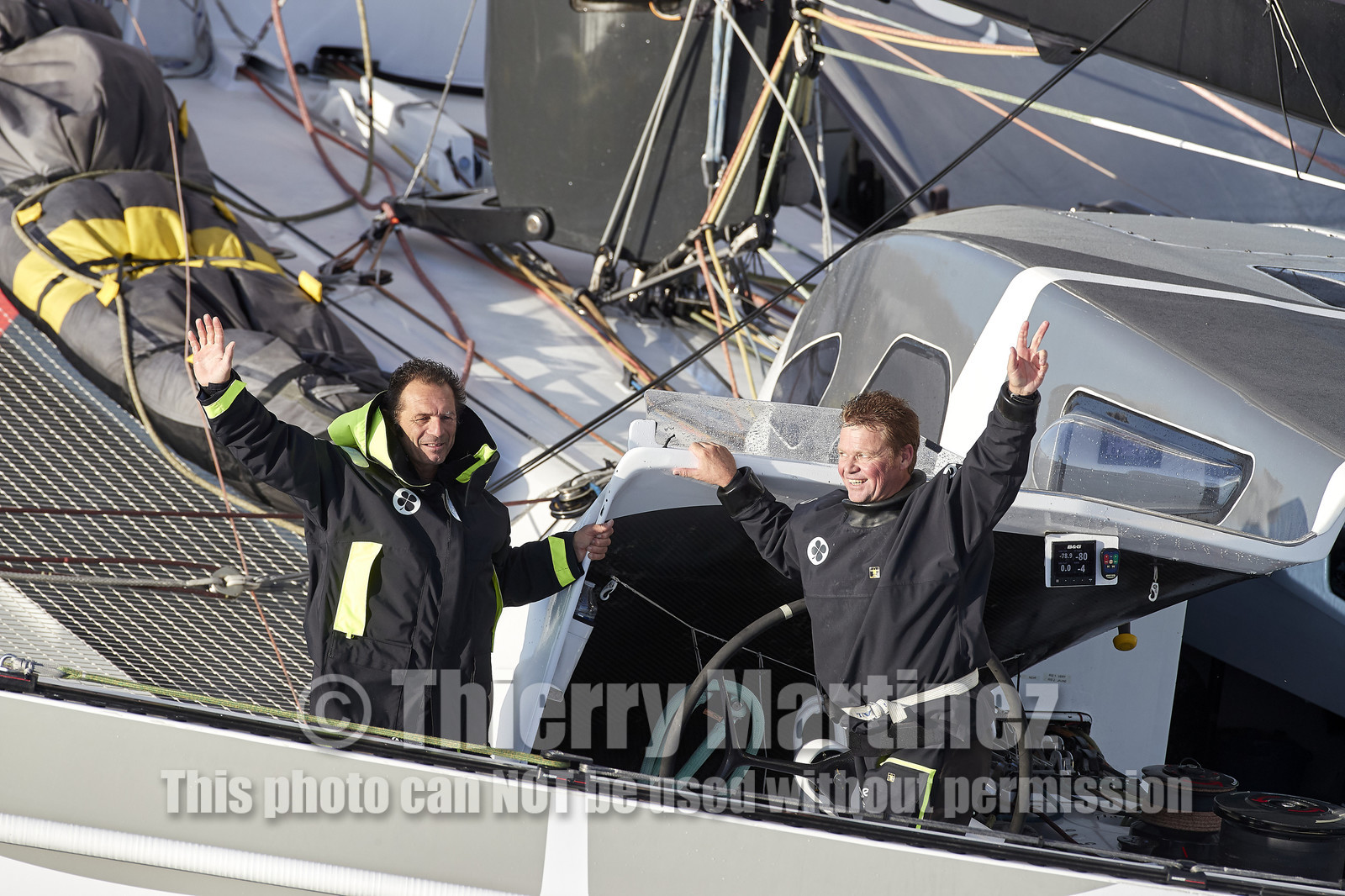« ULTIM ACTUAL LEADER , Skipper Yves Le Blevec.