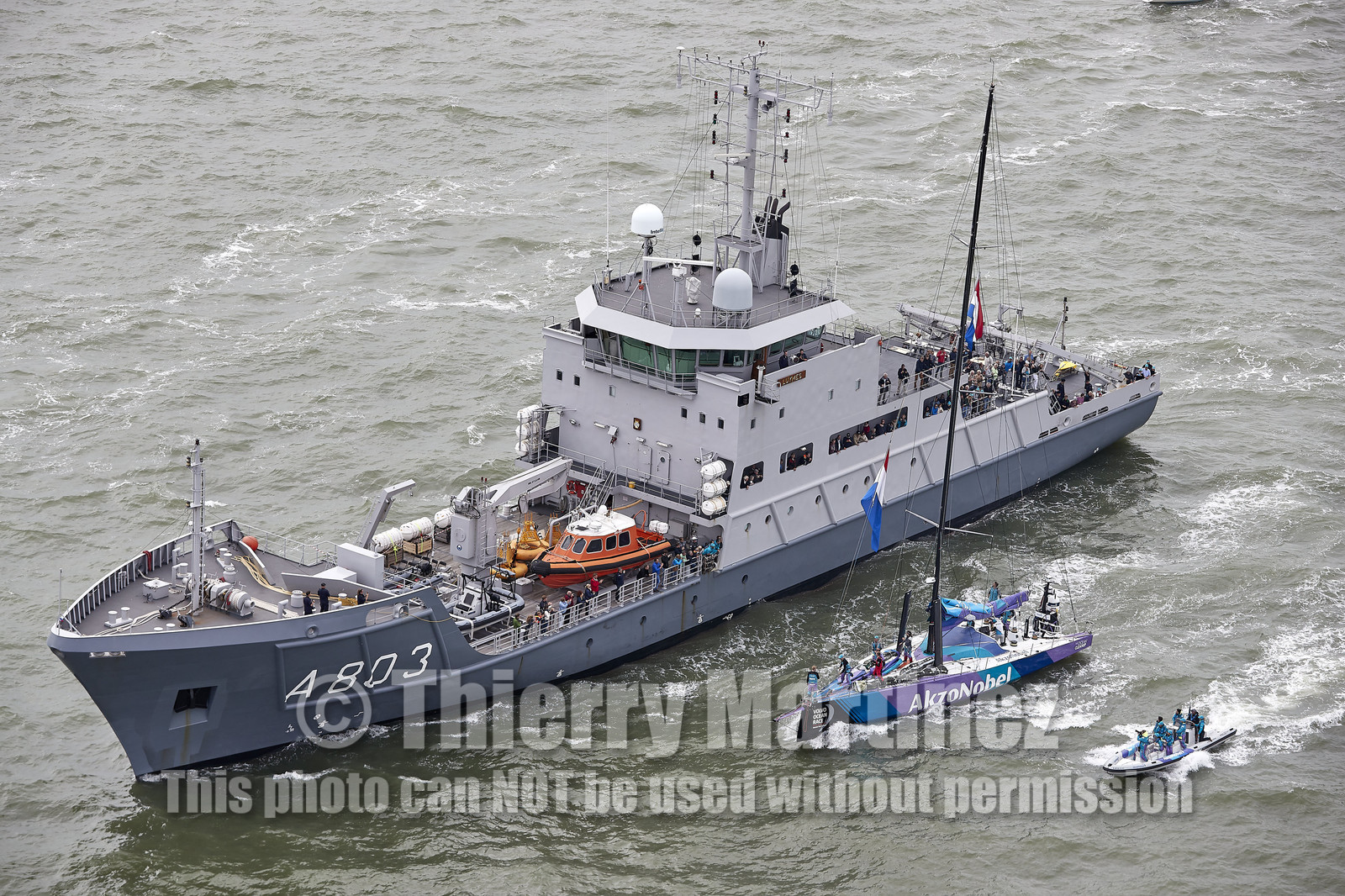 team AkzoNobel  in Volvo Ocean Race 2017-18.