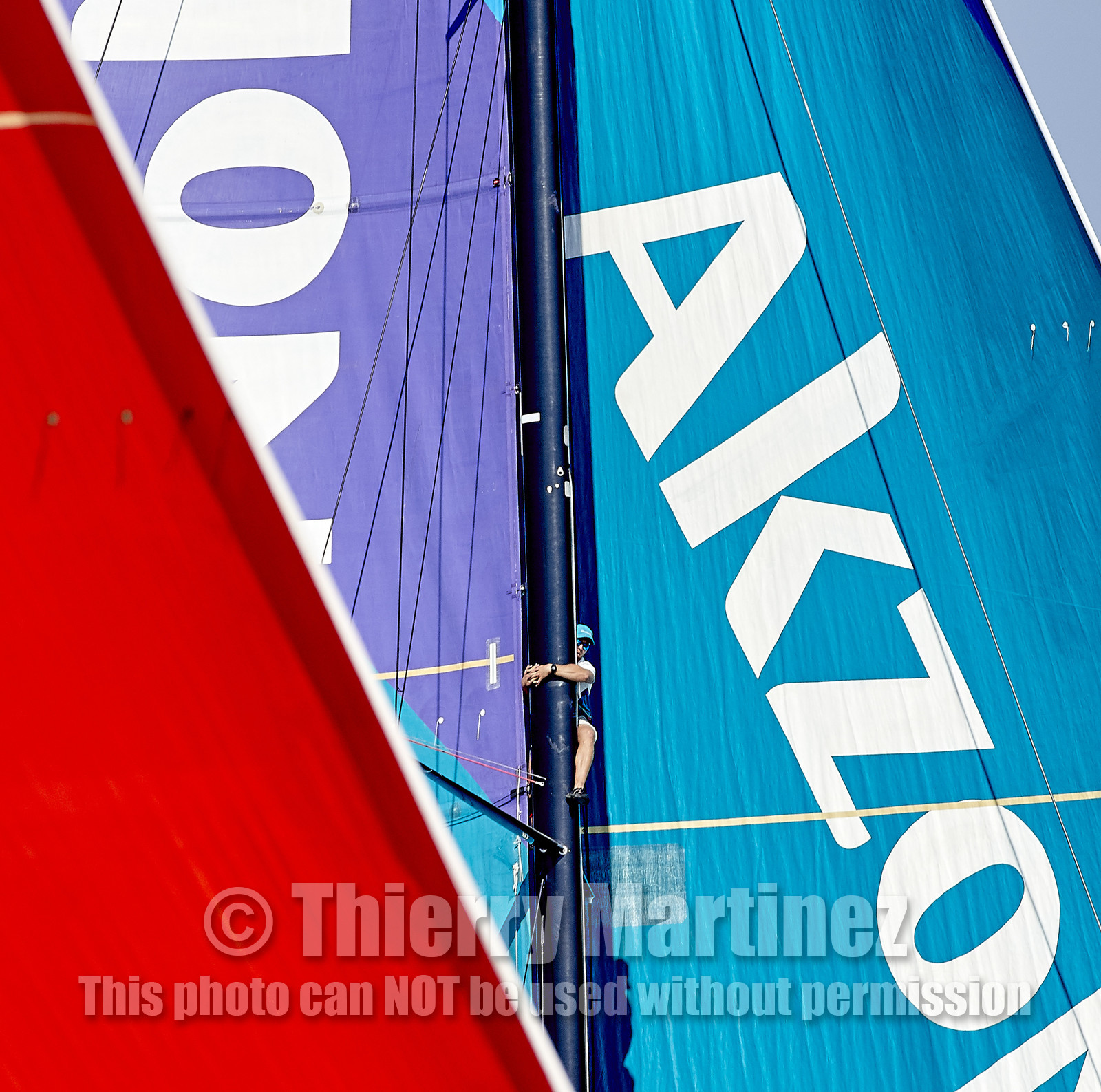 team AkzoNobel  in Volvo Ocean Race 2017-18.