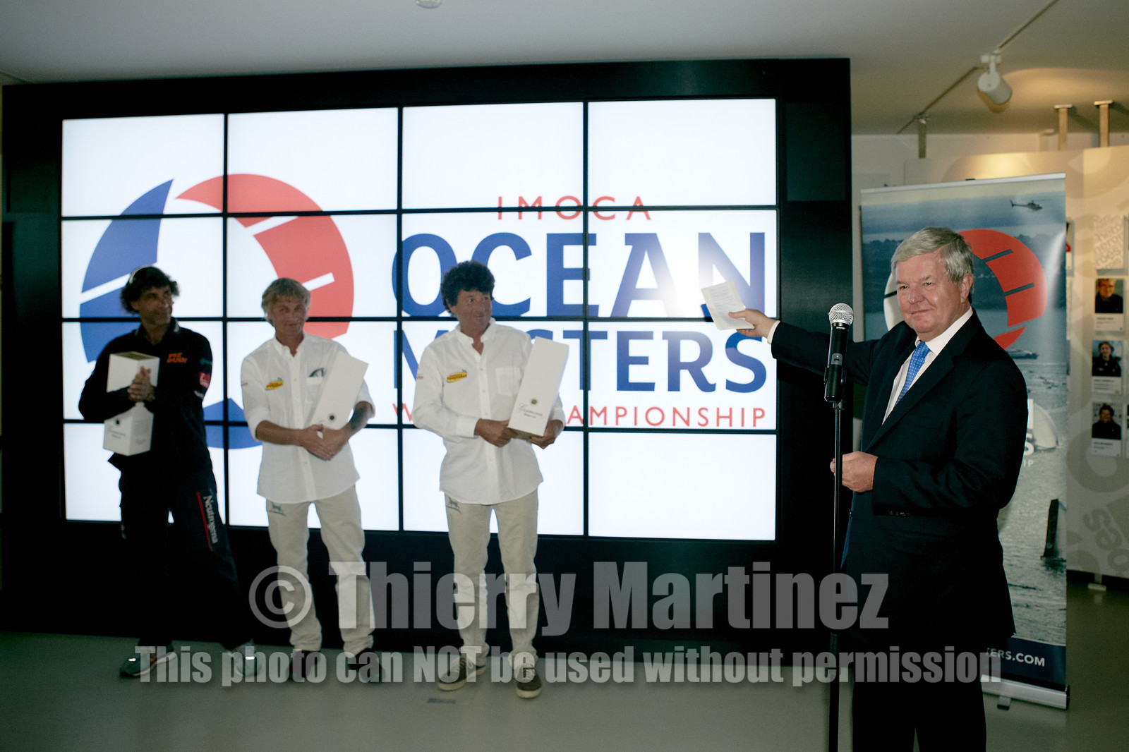 Prise giving  IMOCA OCEAN MASTERS WORLD CHAMPIONSHIP 2013-14